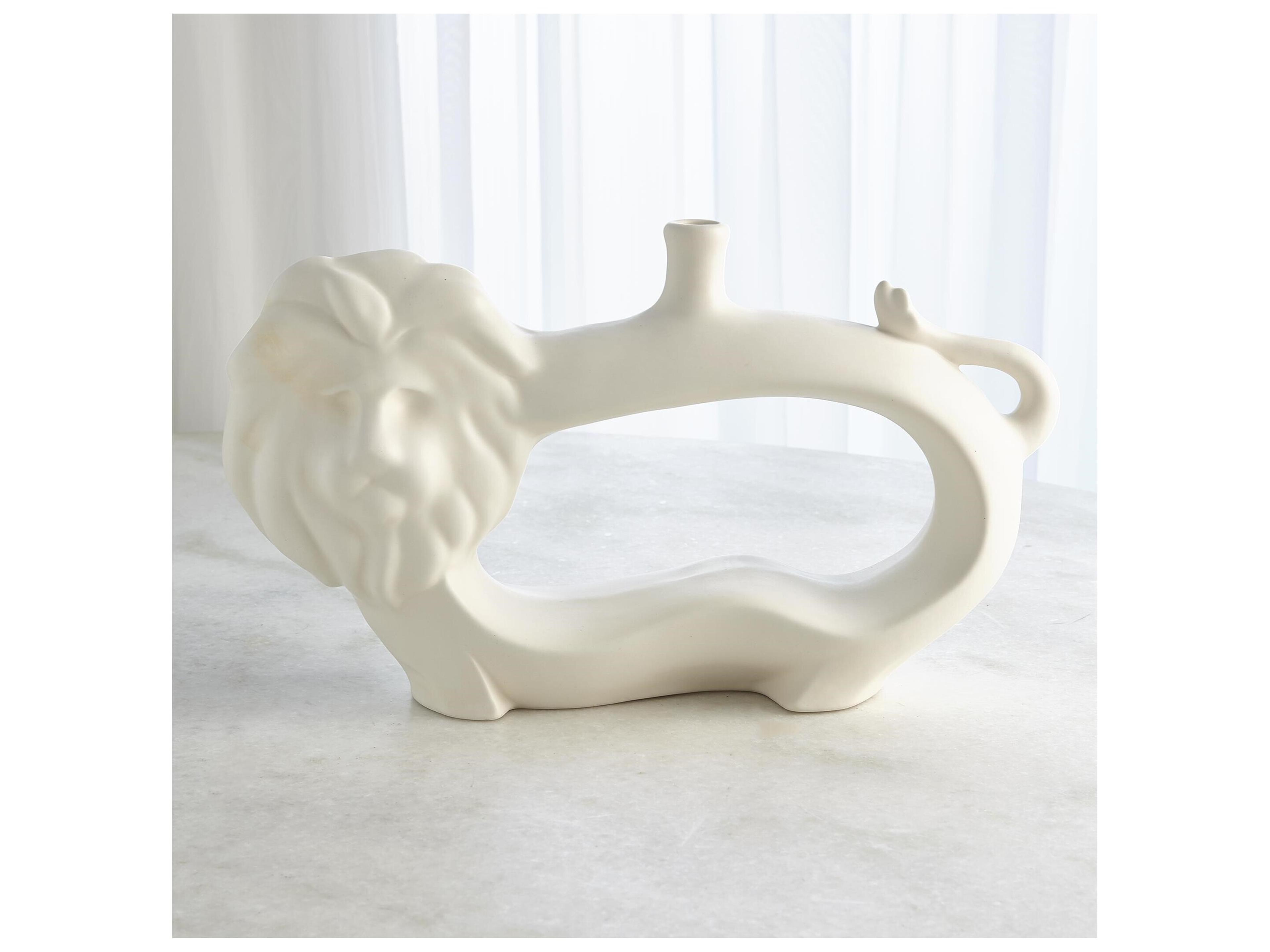 Global Views Lion Vase