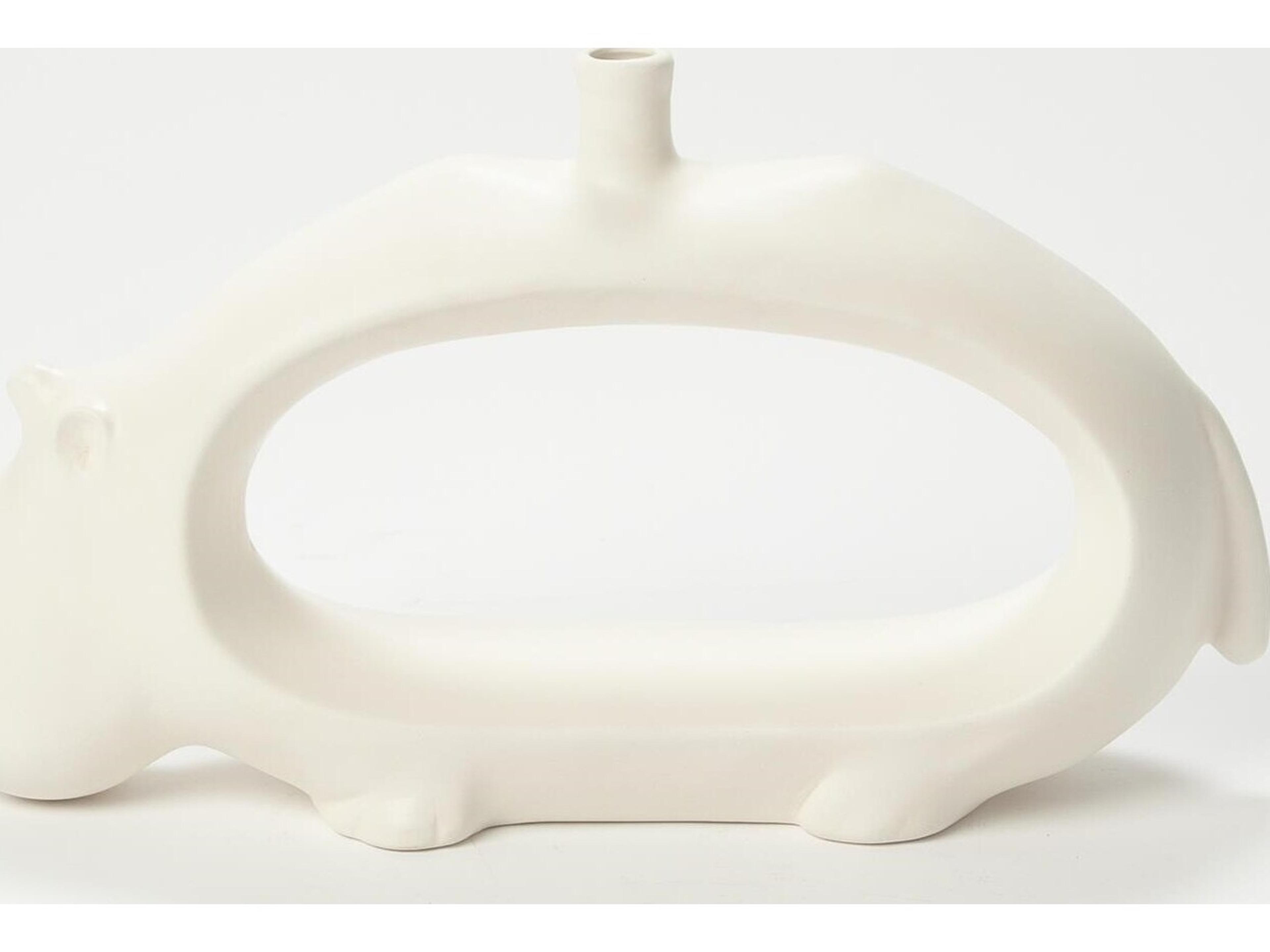 Global Views Rhino Vase