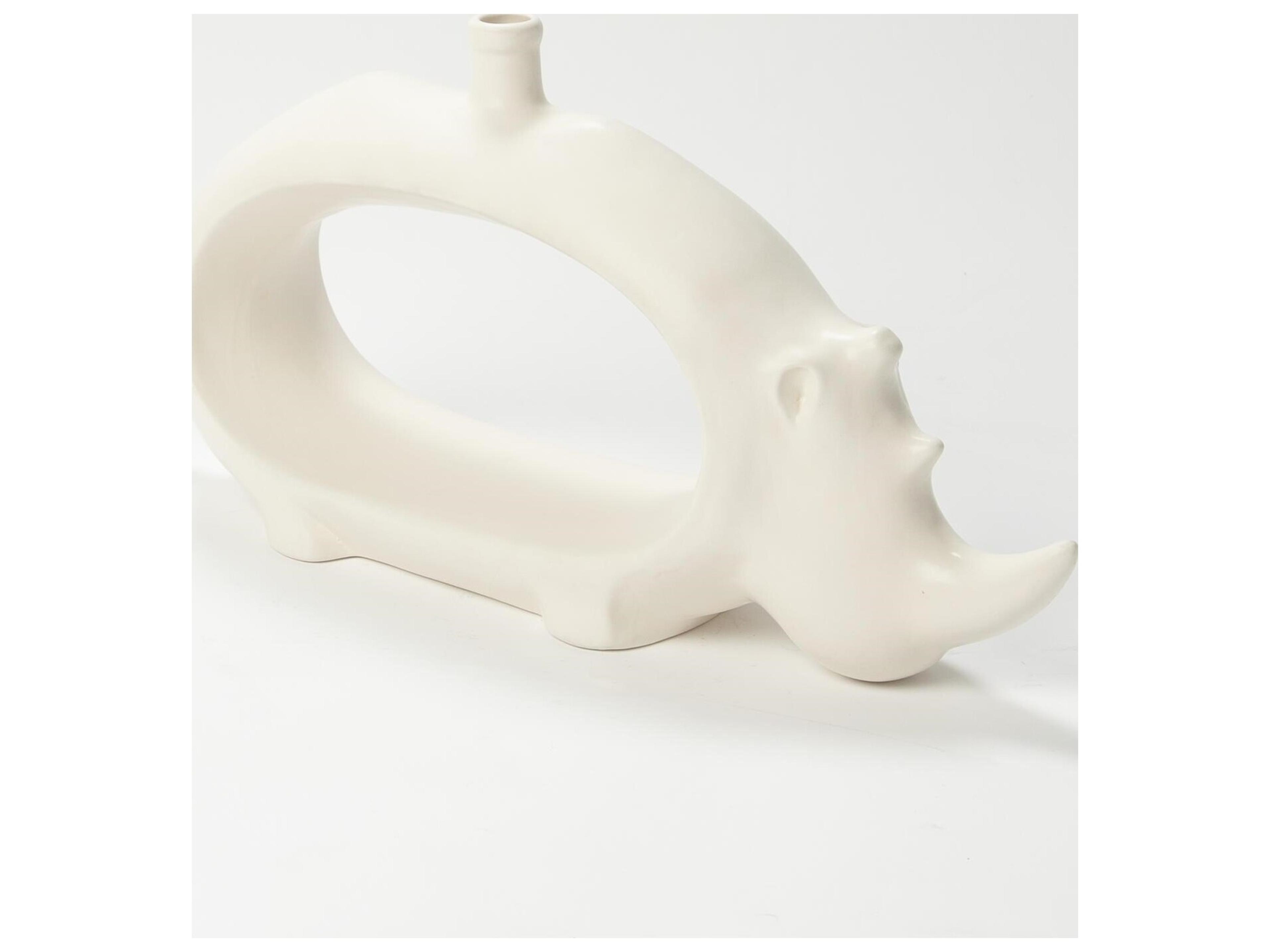 Global Views Rhino Vase