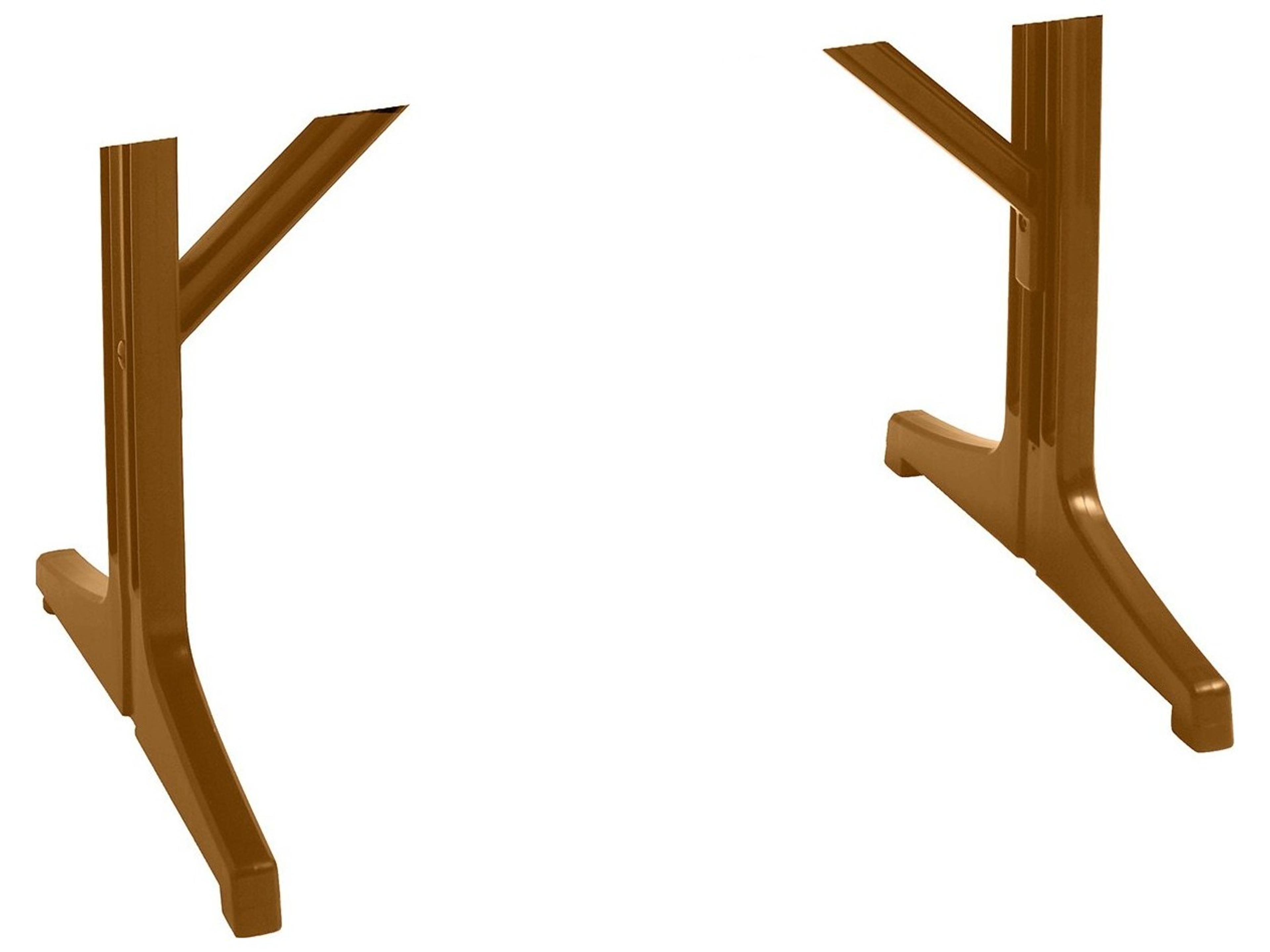 Alpha Resin Teakwood Lateral Table Base