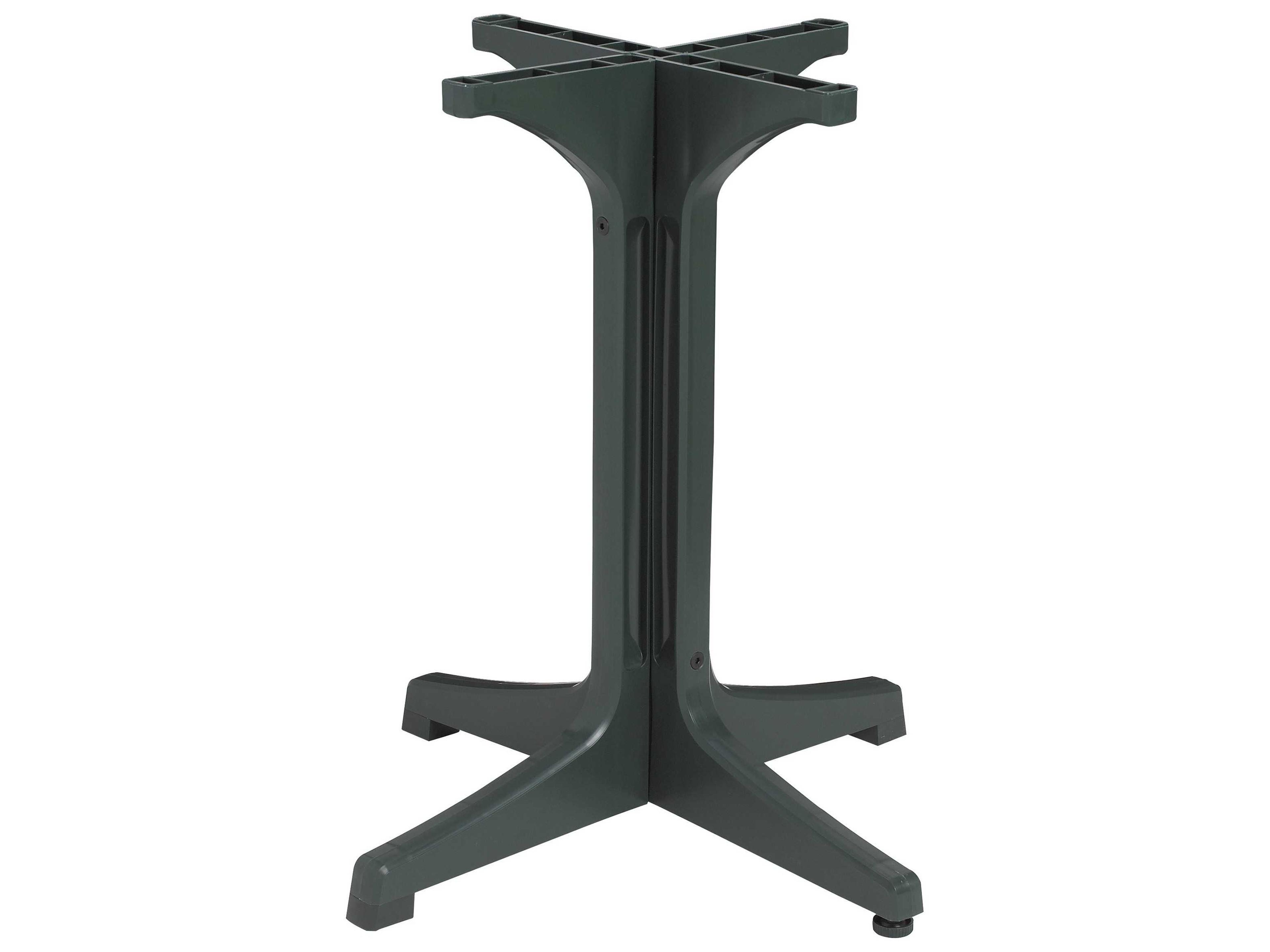 Alpha Resin Amazon Green Small Pedestal Table Base