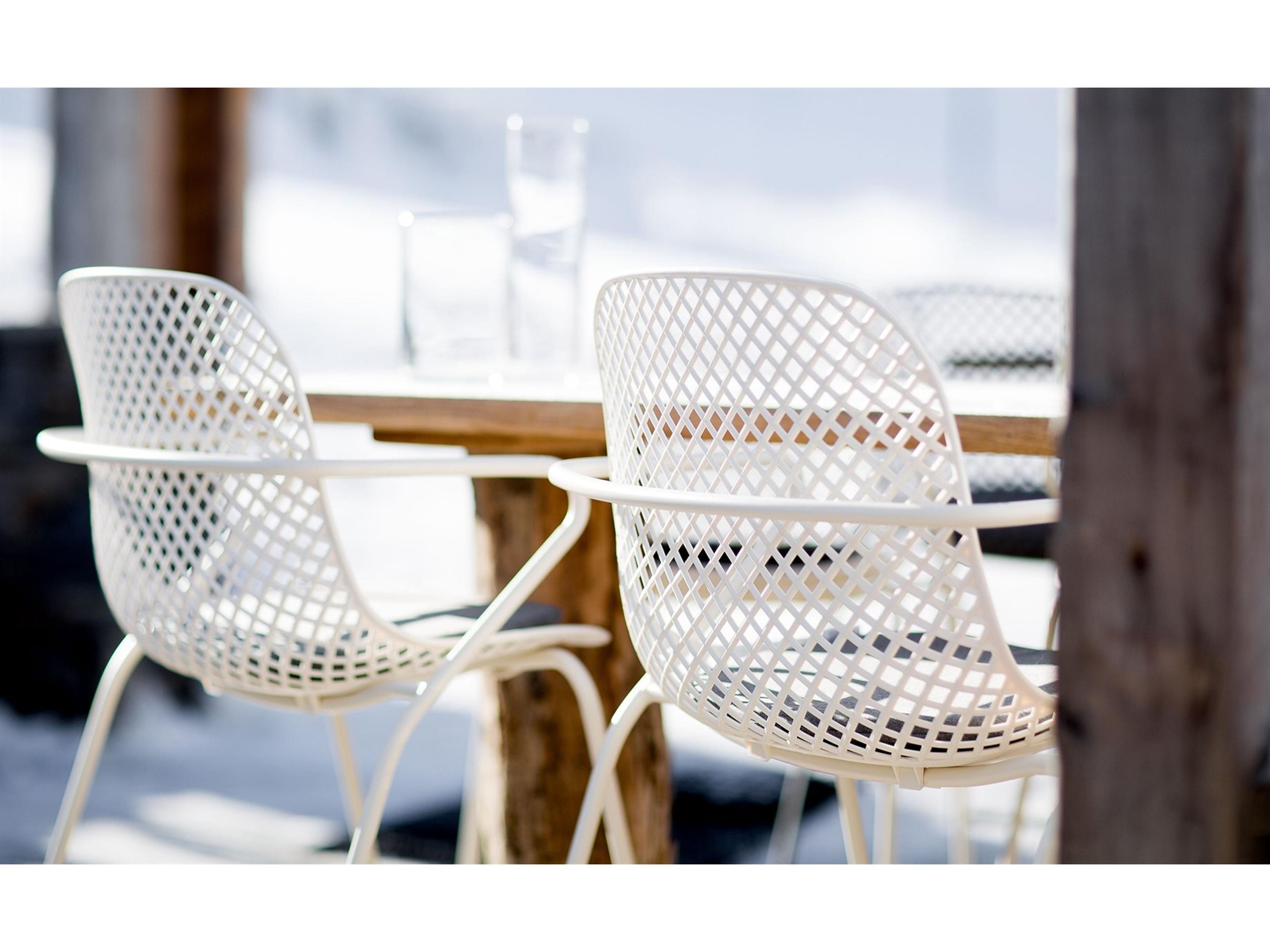 Grosfillex Ramatuelle Steel Creme Absolute Bar Set