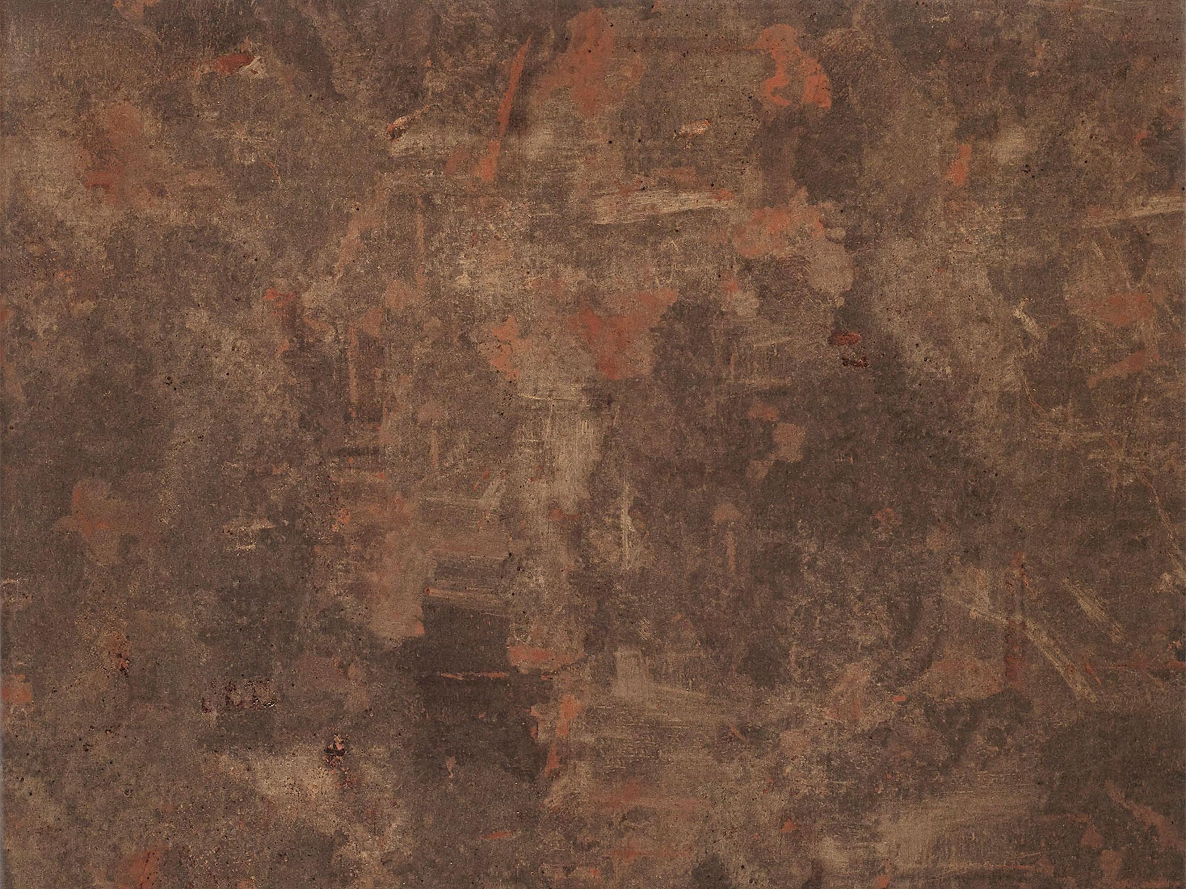 Grosfillex Sunset Aluminum Fusion Bronze/Lava Square Patio Dining Table with Umbrella Hole