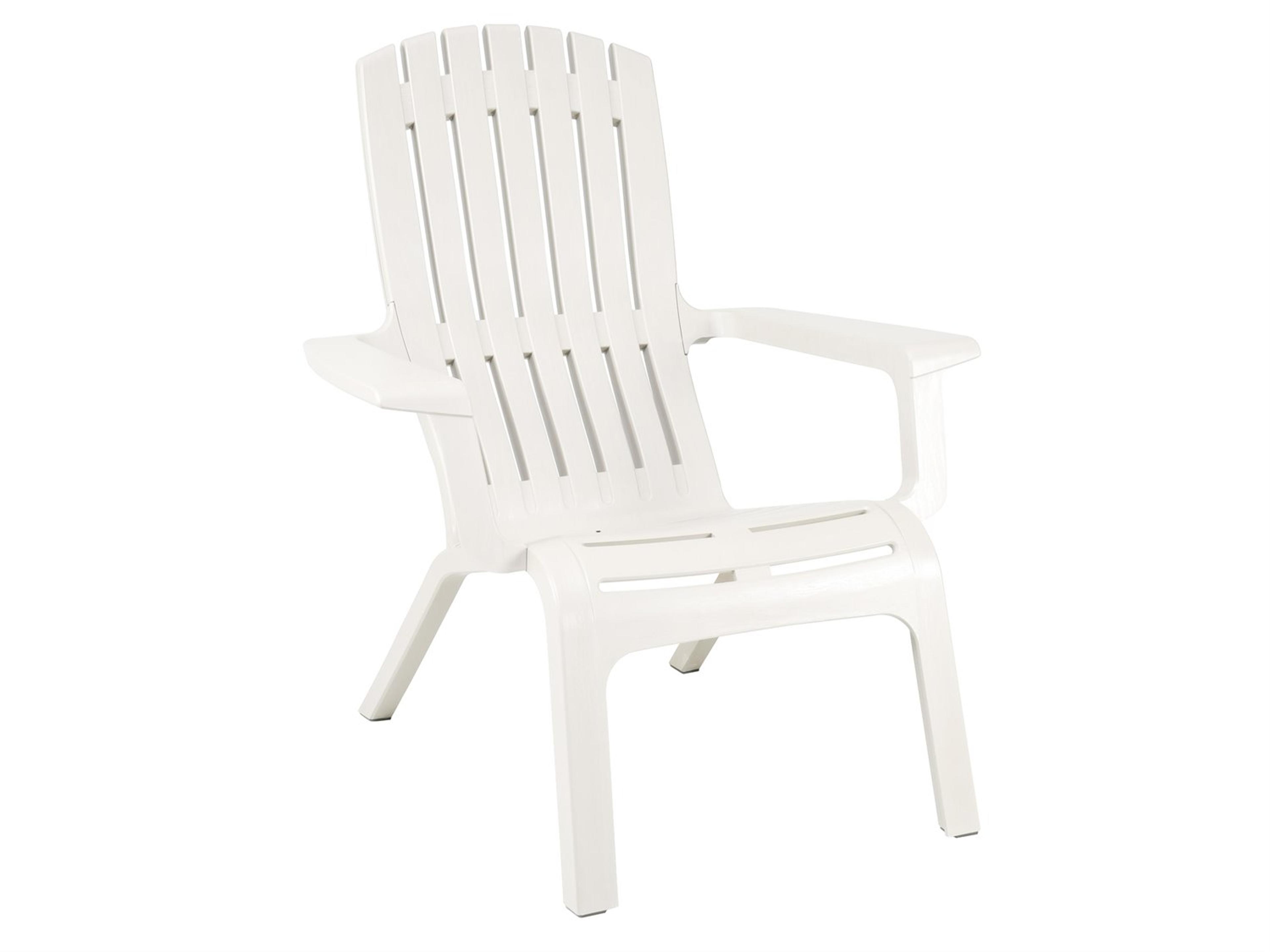 Westport Resin White Outdoor Adirondack Chair