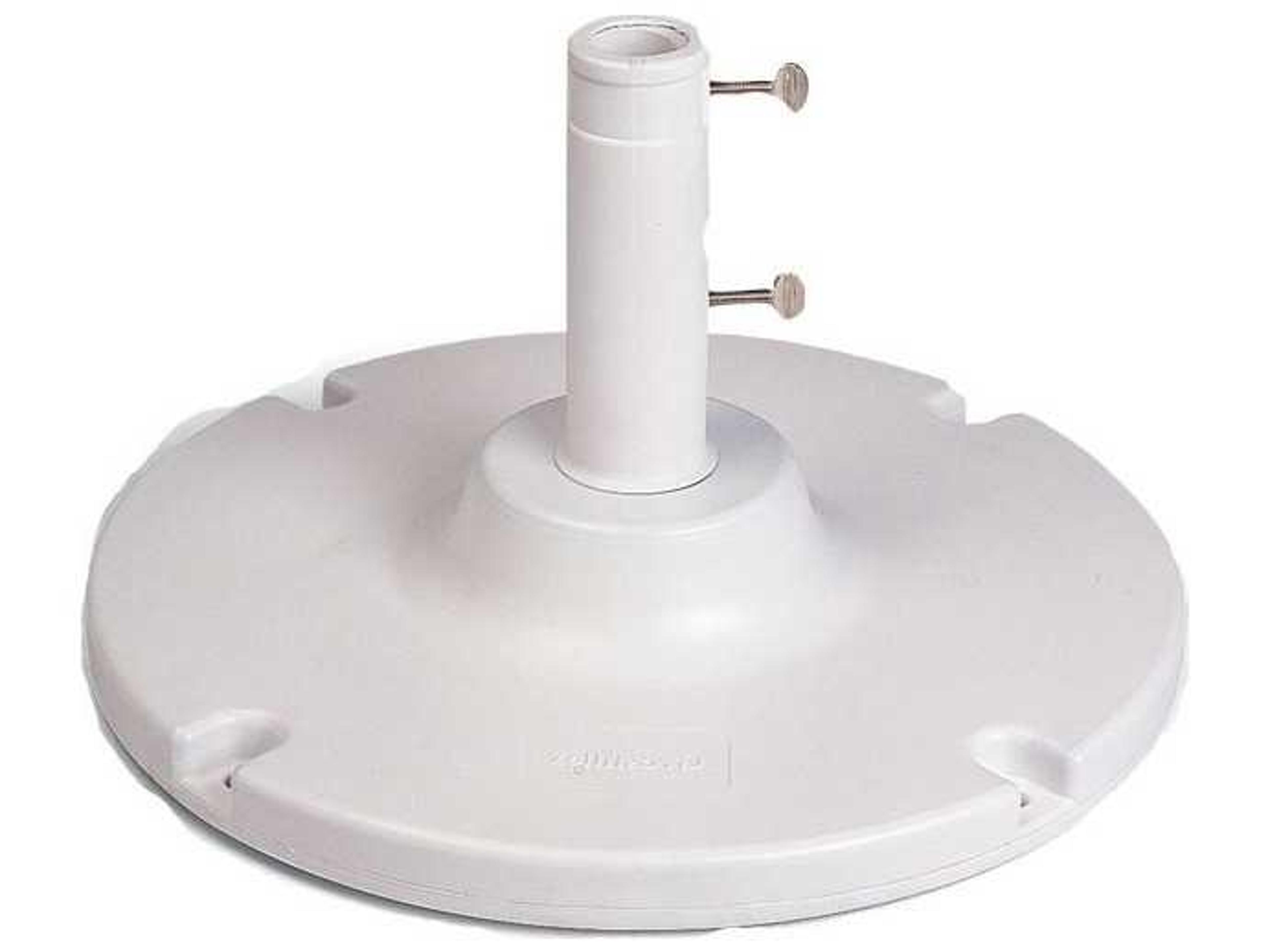 Resin White Y-Leg and Lateral Umbrella Base