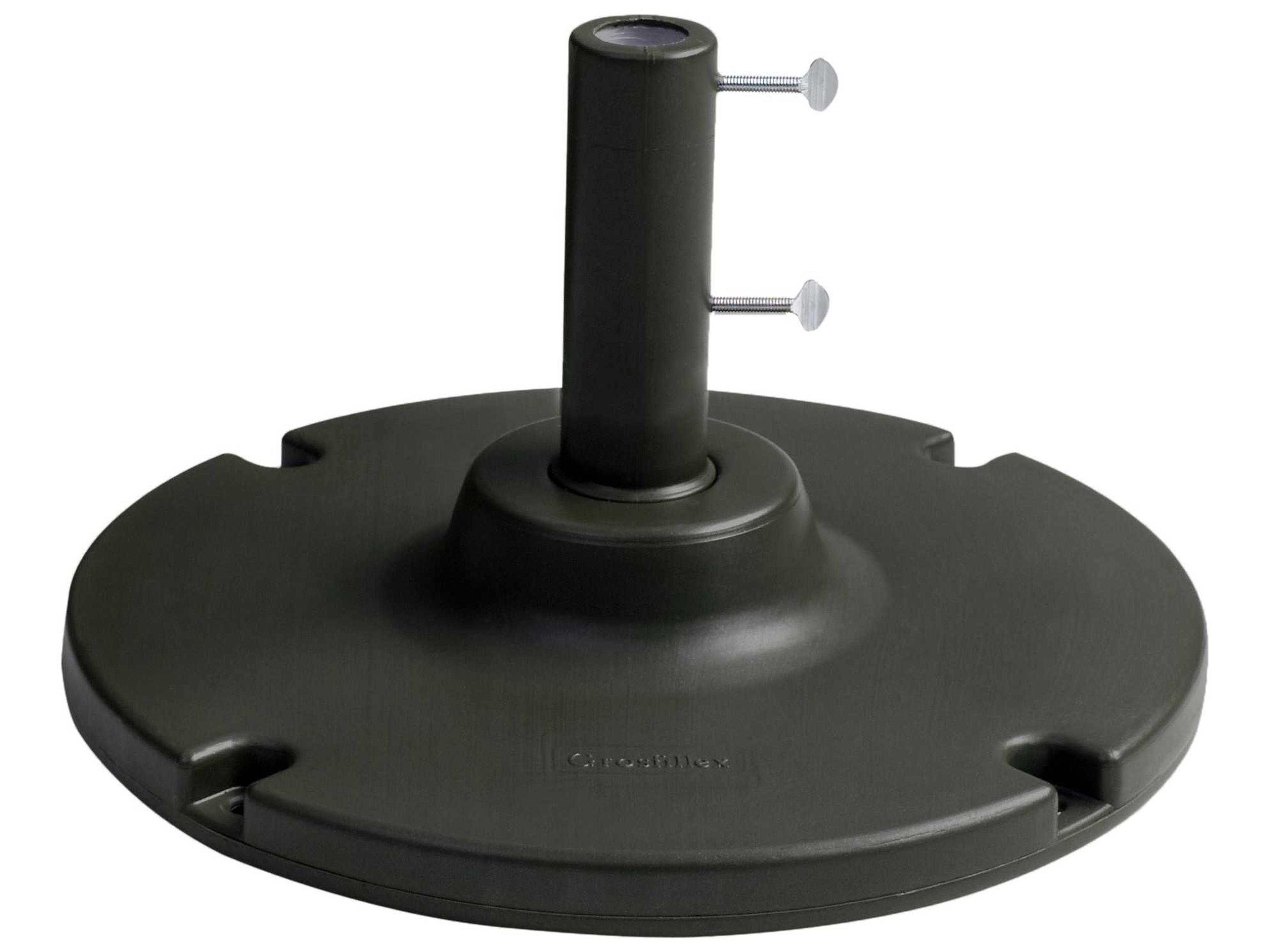 Resin Black Y-Leg and Lateral Umbrella Base