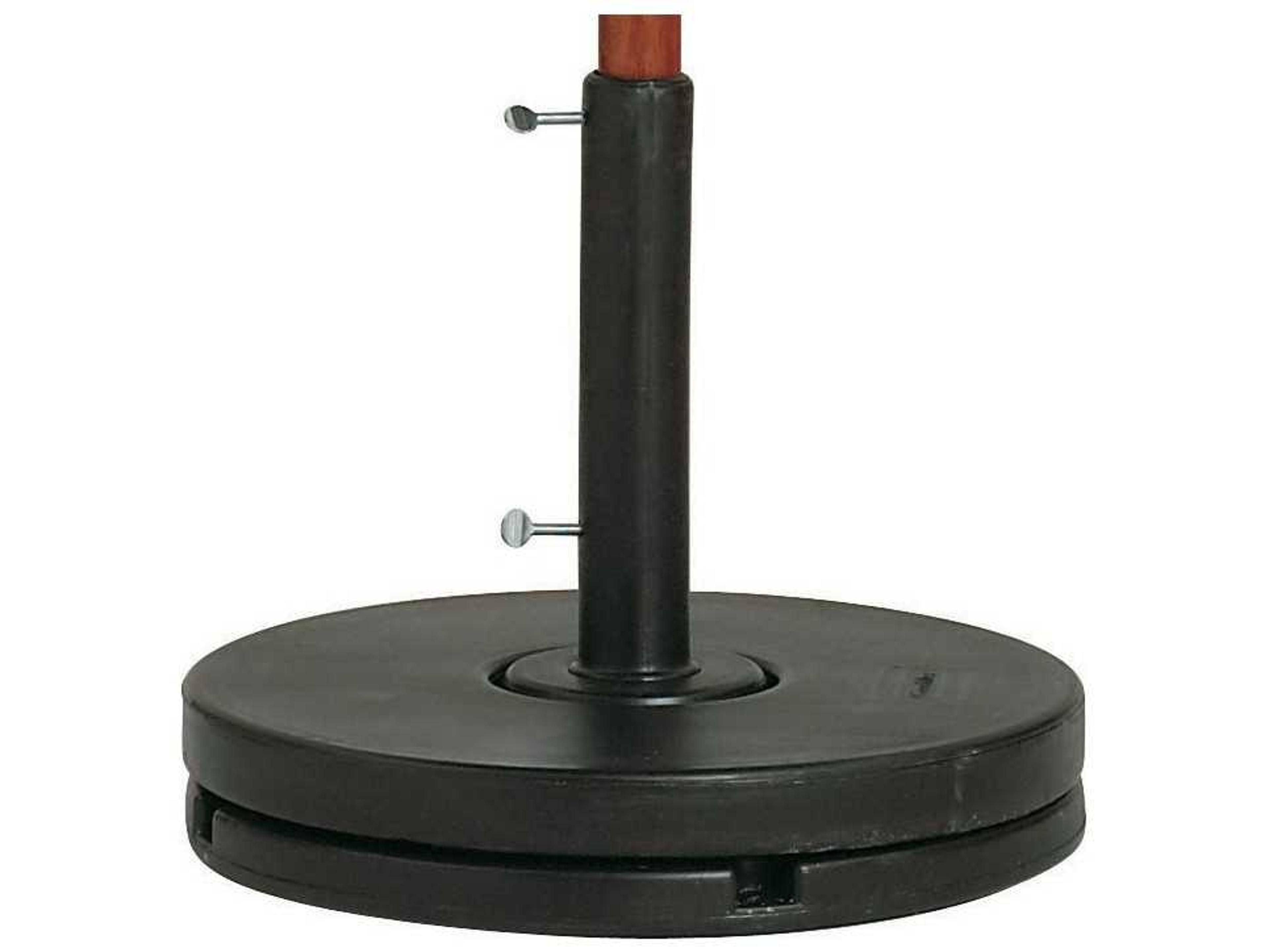 Grosfillex Resin Black 16" Stem Umbrella Base