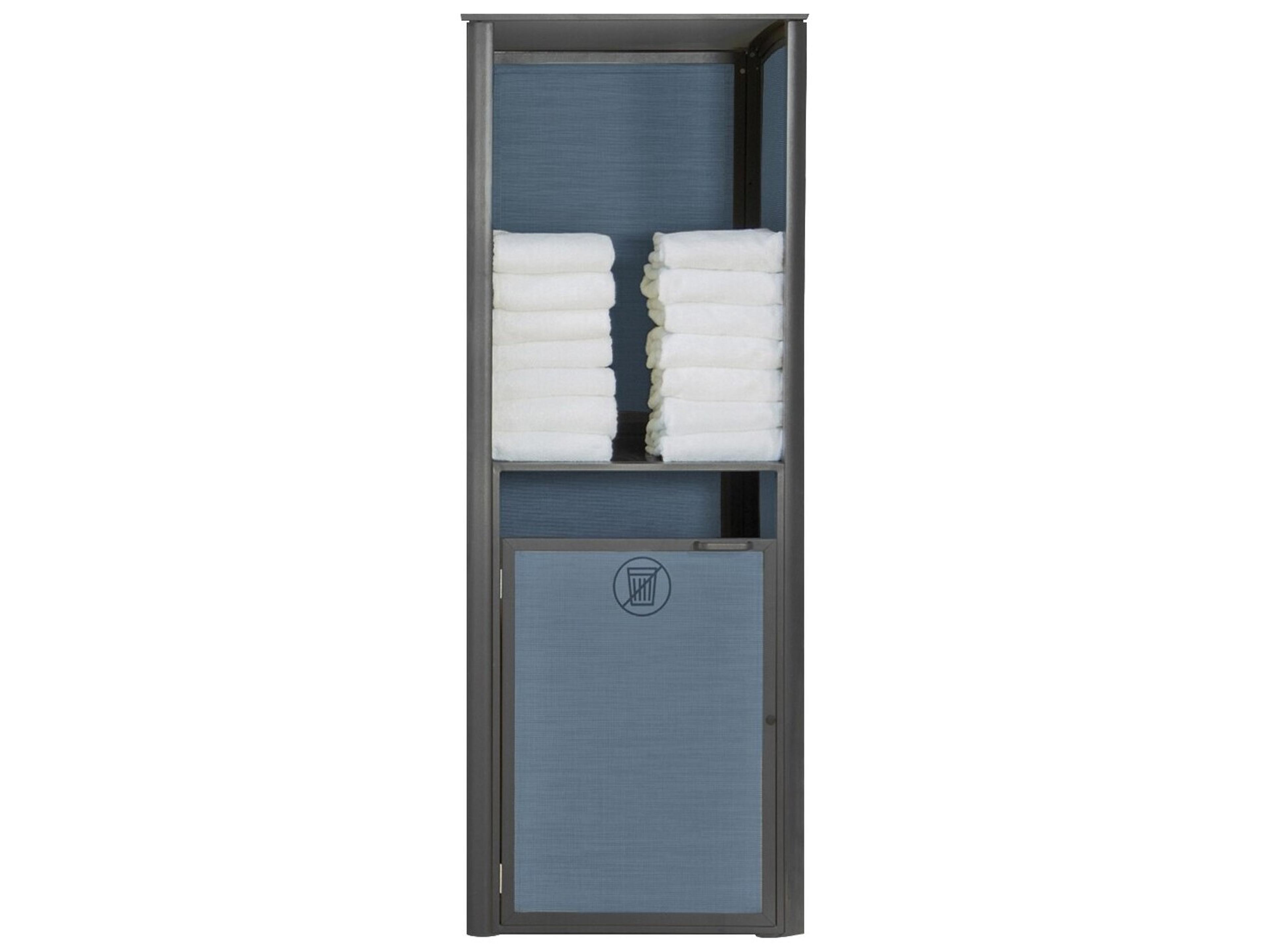 Sunset Sling Aluminum Mandras Blue/Volcanic Black Towel Valet Single Unit