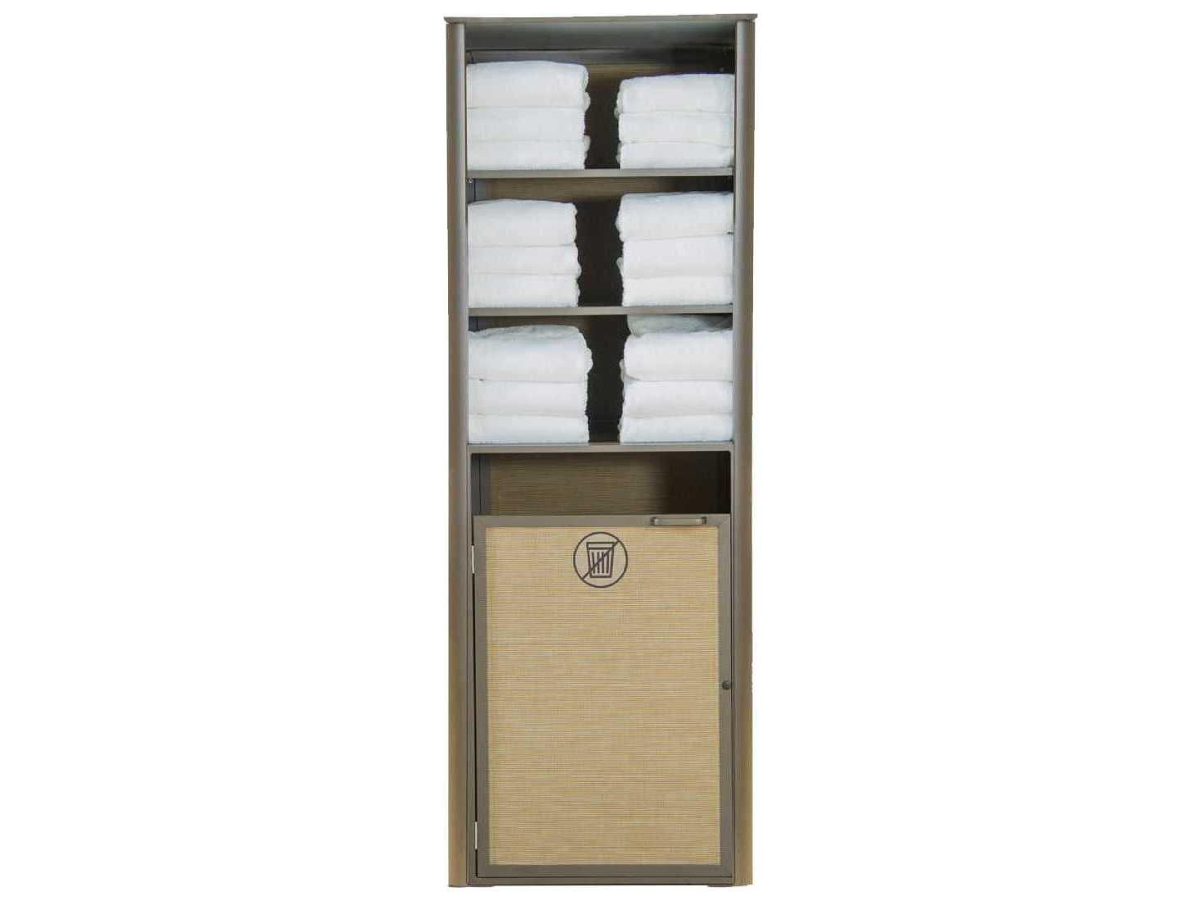 Sunset Sling Aluminum Cognac/Fusion Bronze Towel Valet Single Unit