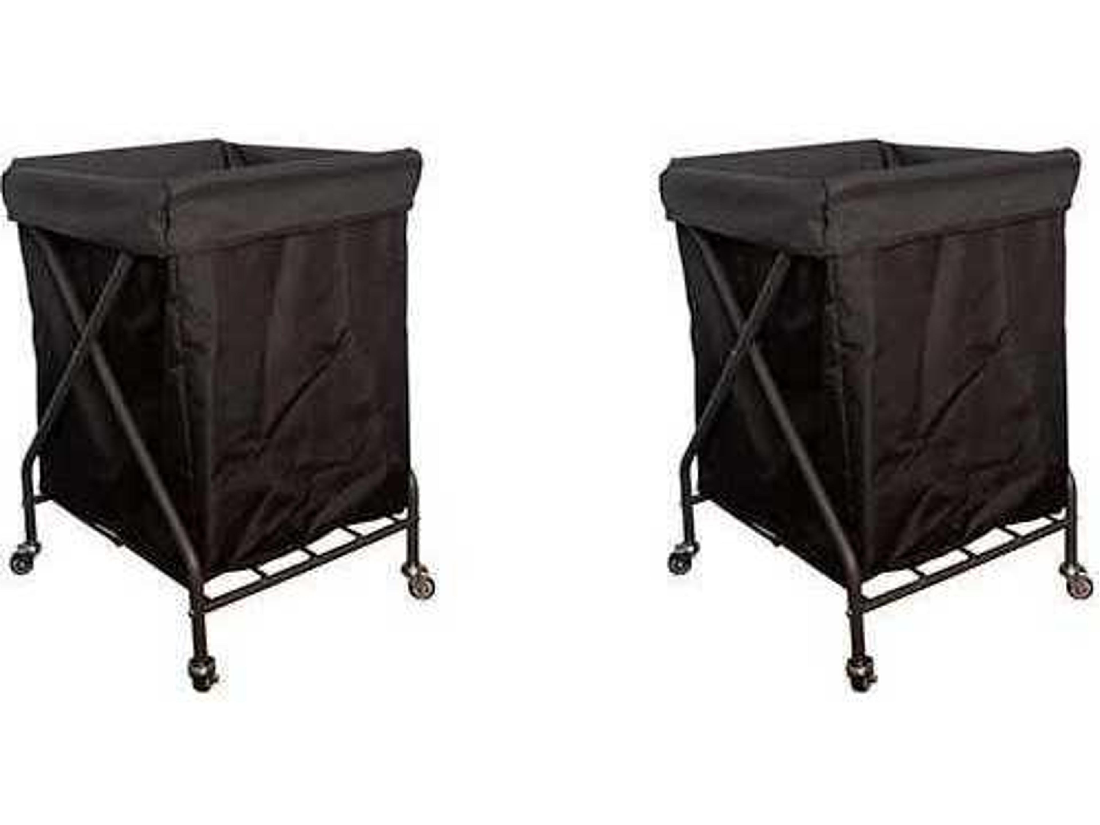 Grosfillex Sunset Sling Aluminum Cognac/Fusion Bronze Towel Valet Double Unit