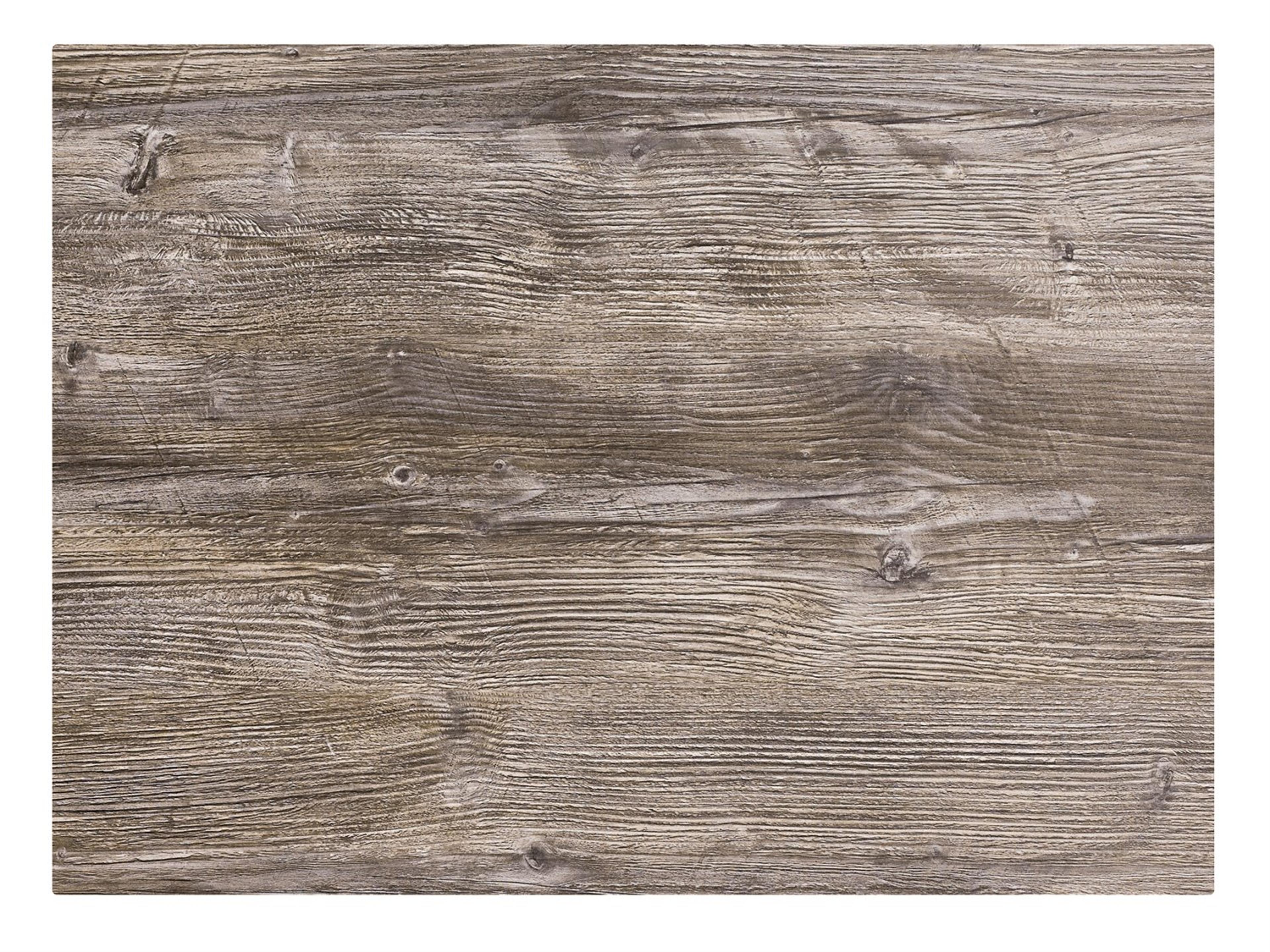 HPL Resin Drifted Pine Rectangular Table Top with Rails