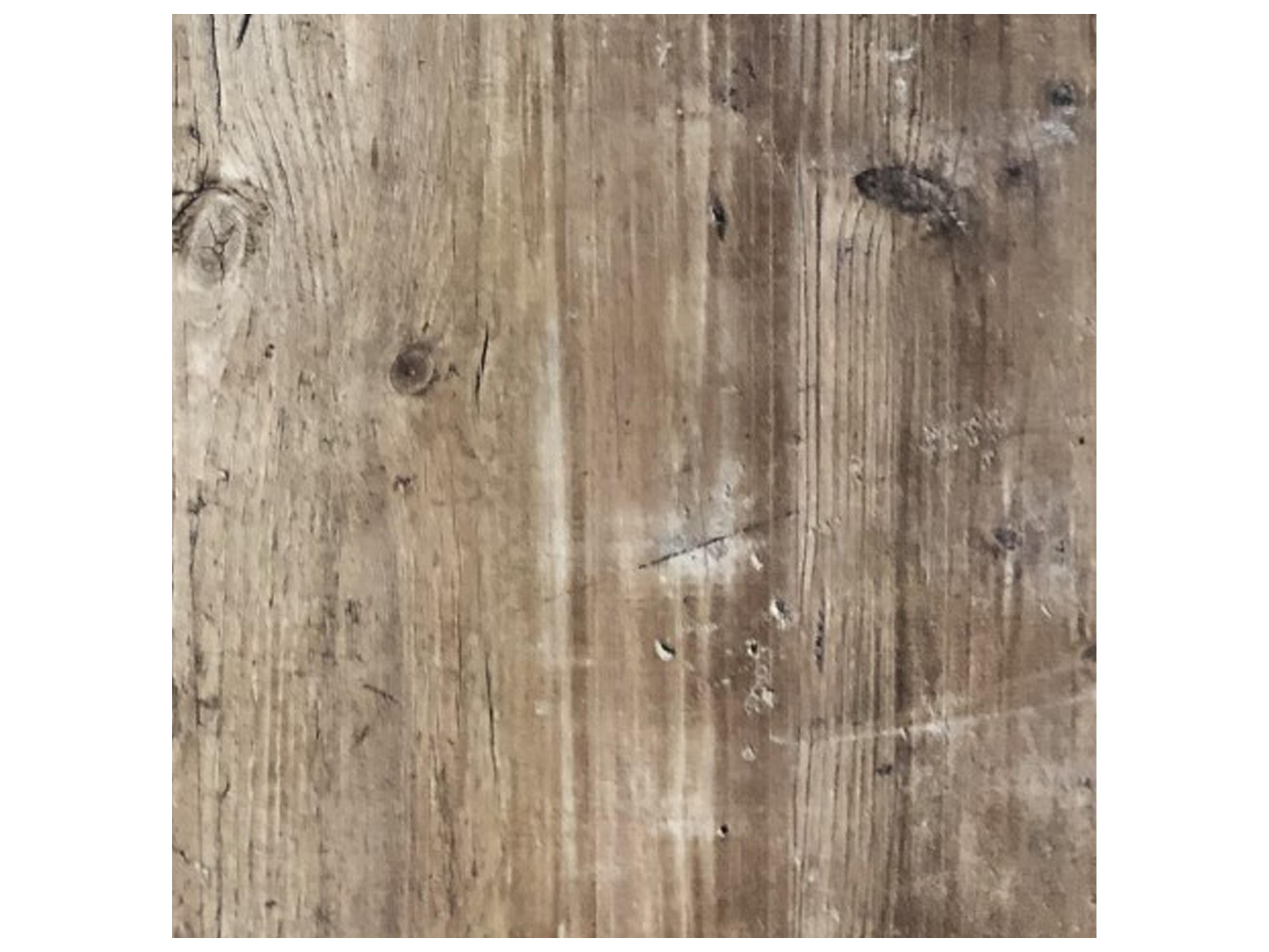 HPL Resin Drifted Pine Square Table Top with Rails