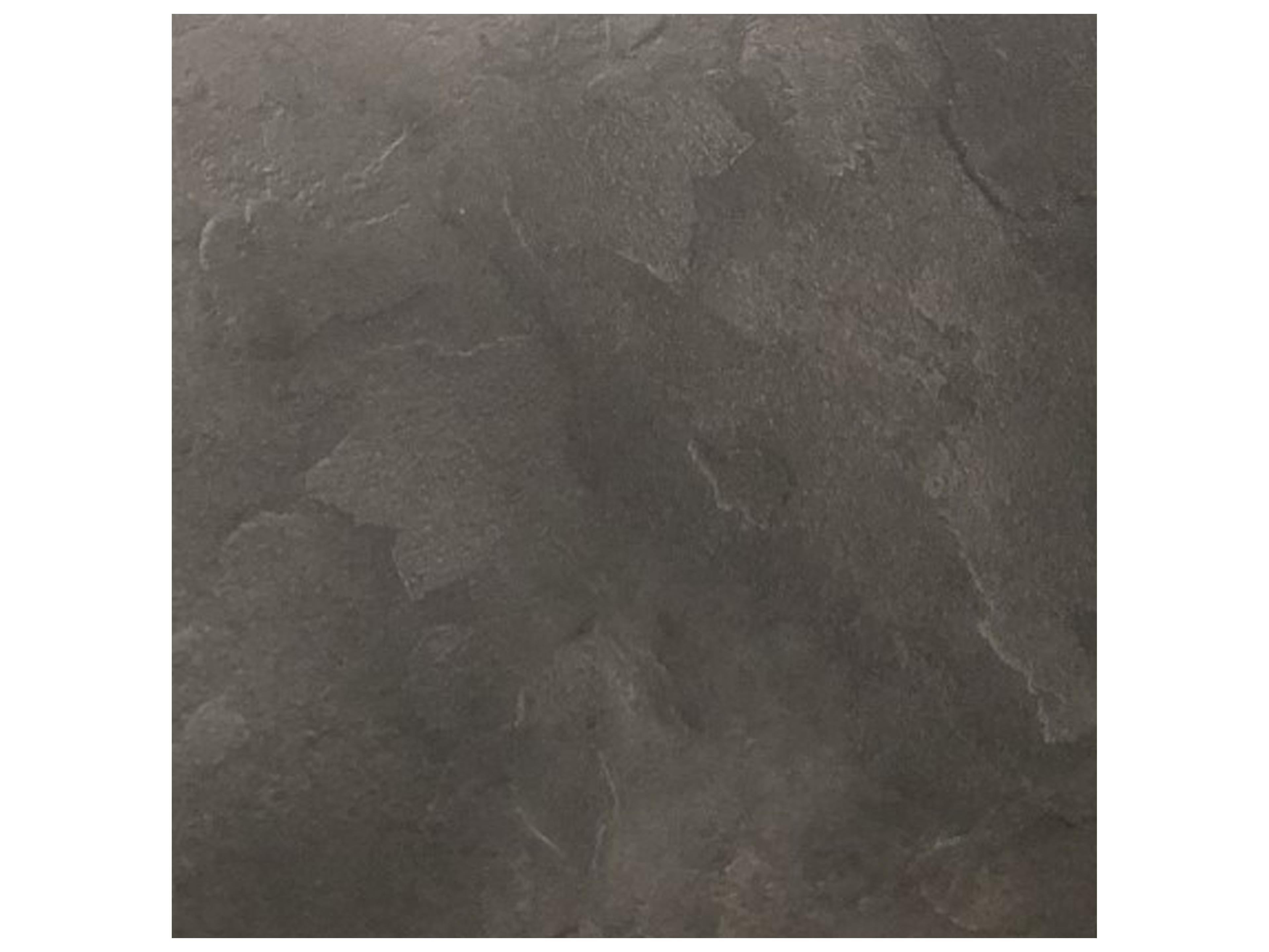 HPL Resin Gray Slate Square Table Top with Rails