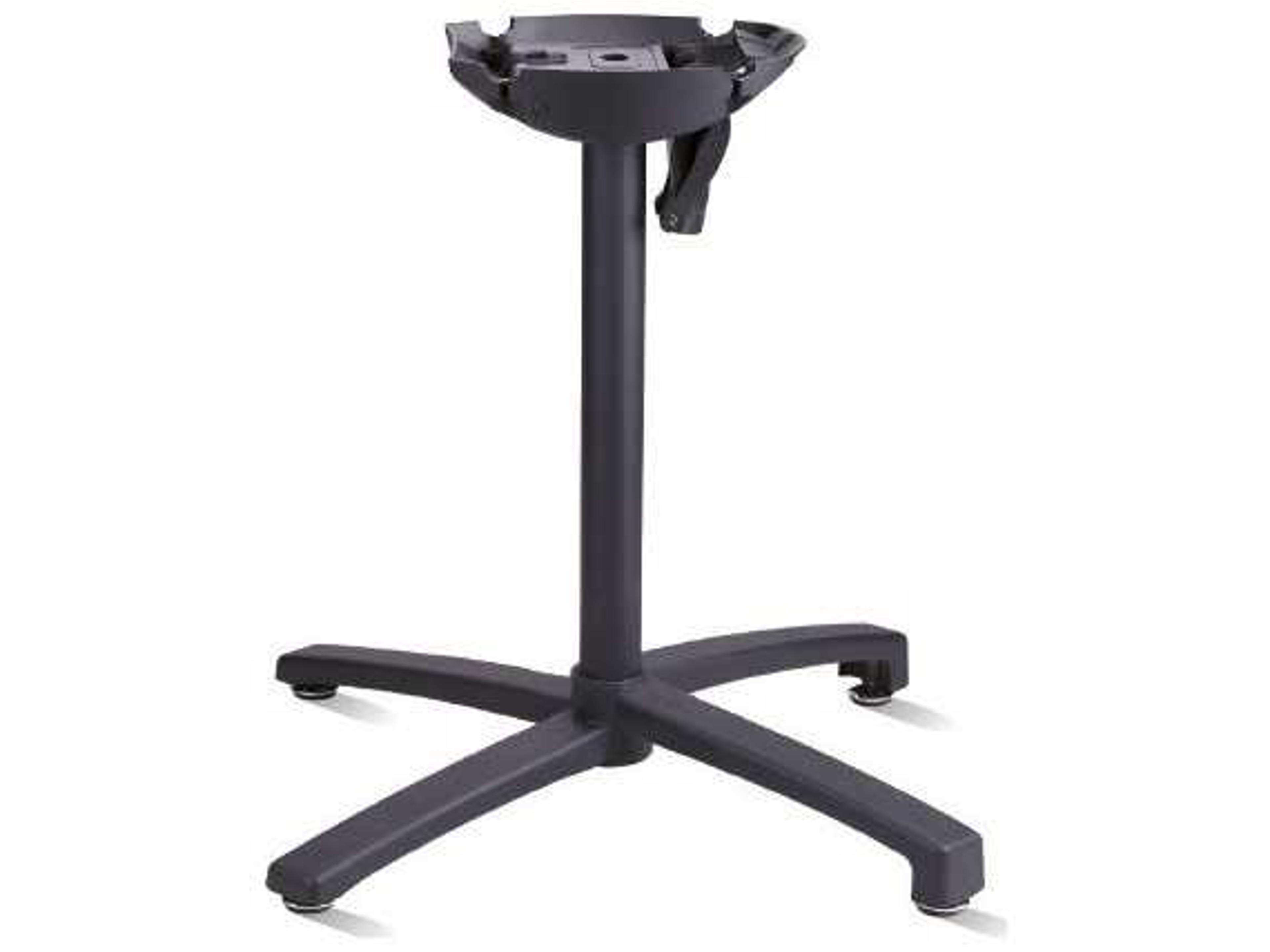 X1 Aluminum Black Tilt Small Table Base