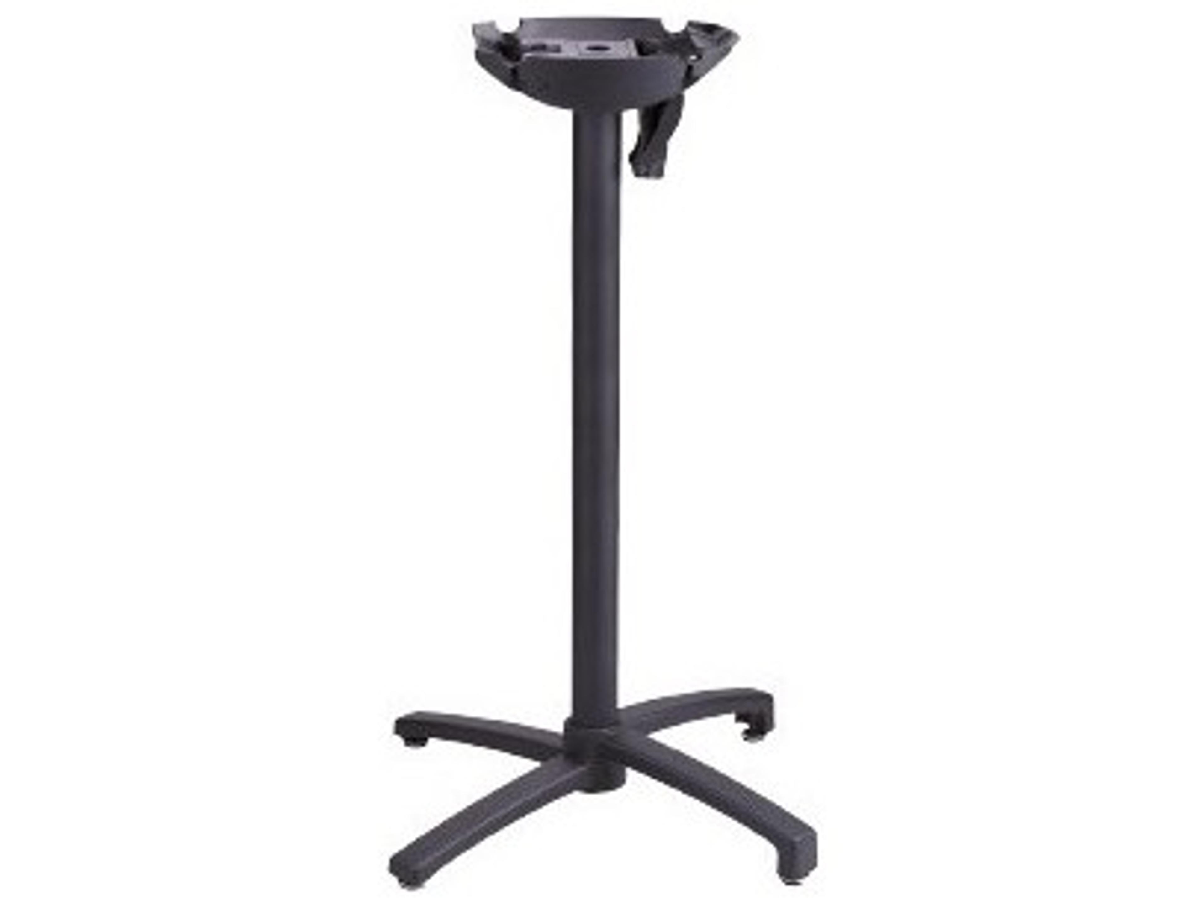 X1 Aluminum Black Tilting Bar Height Table Base