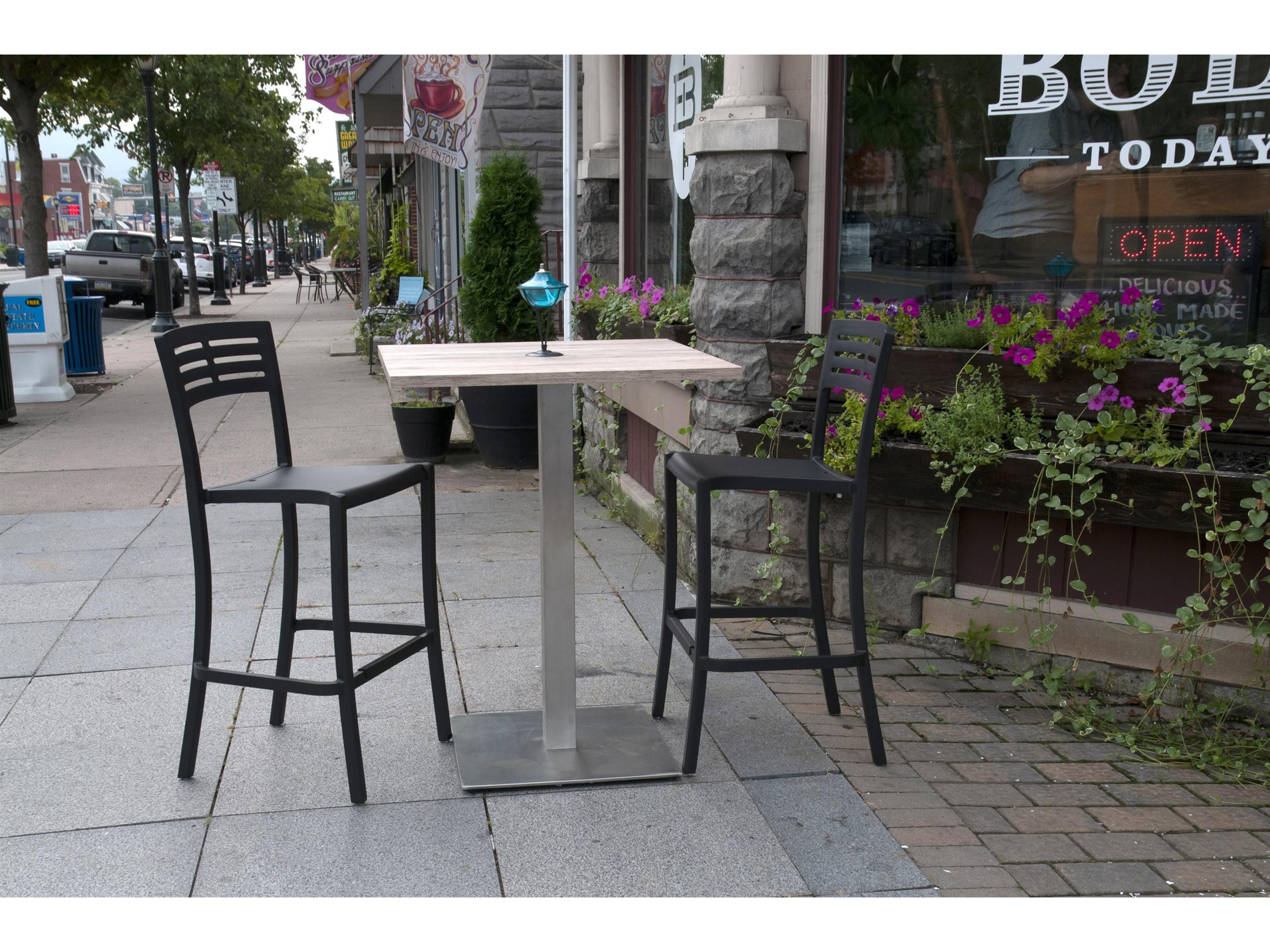 Vogue Resin Black Bar Set