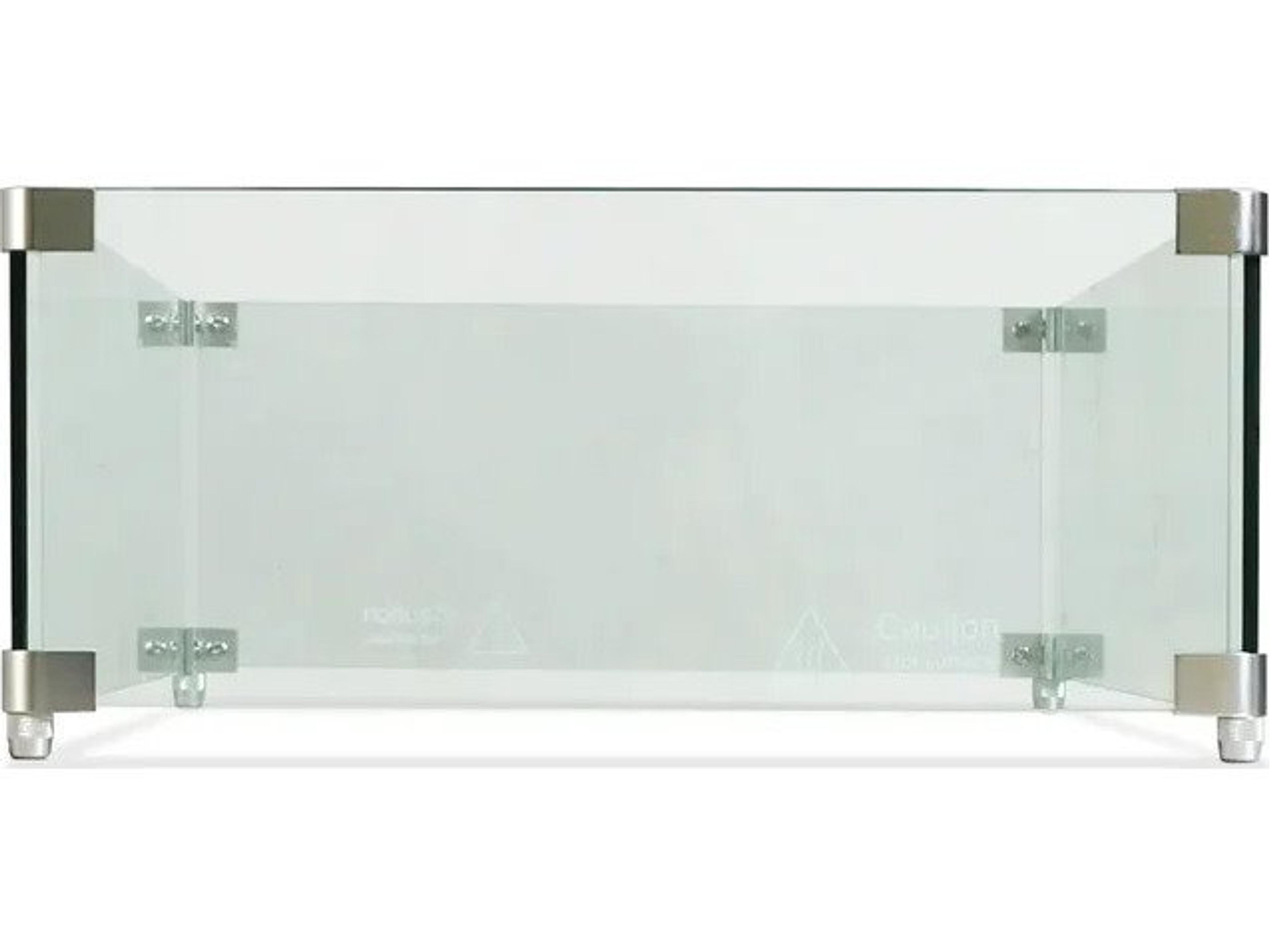 Harmonia Living Beton Linear Glass Wind Guard