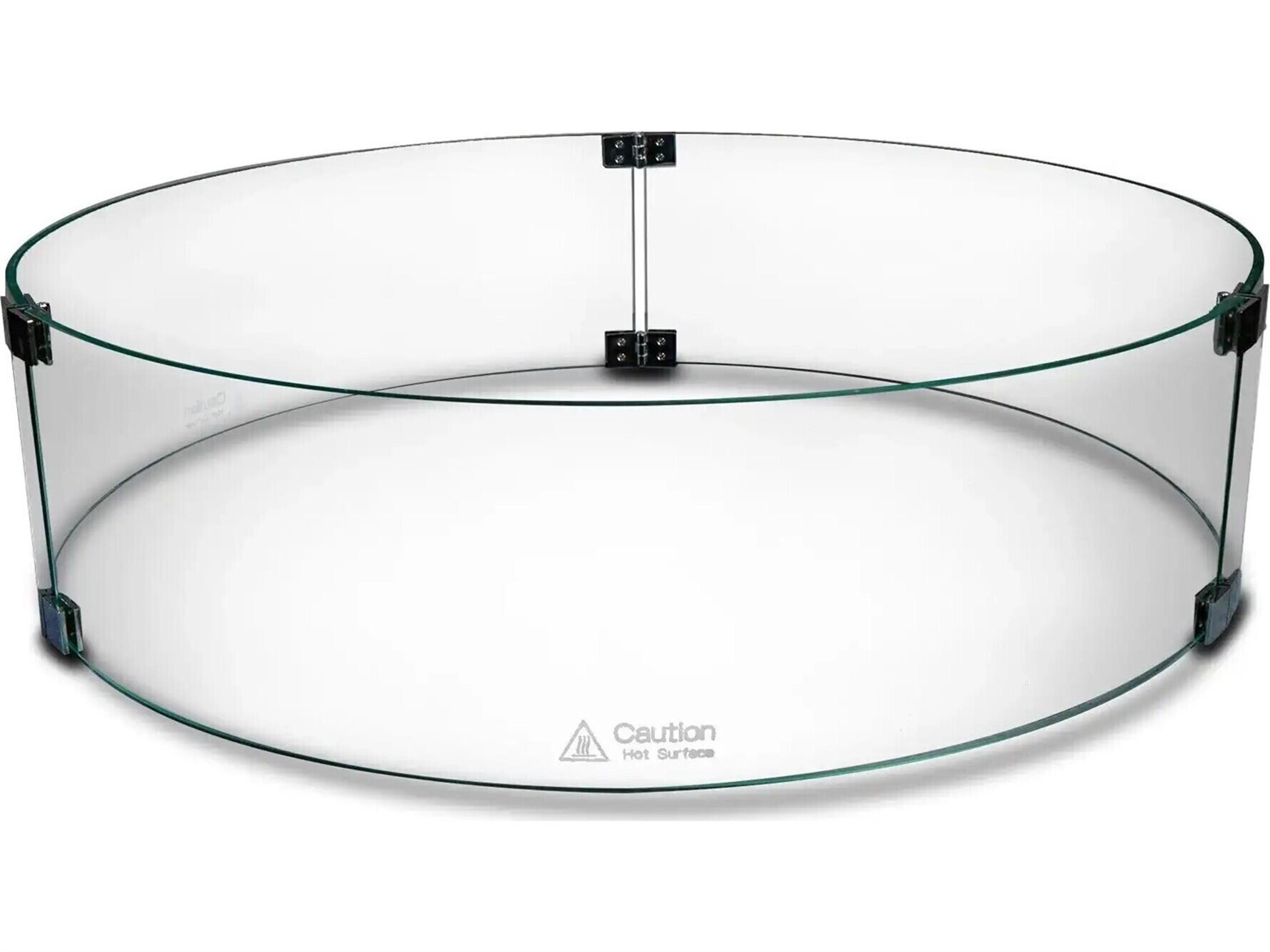 Beton Round Glass Wind Guard