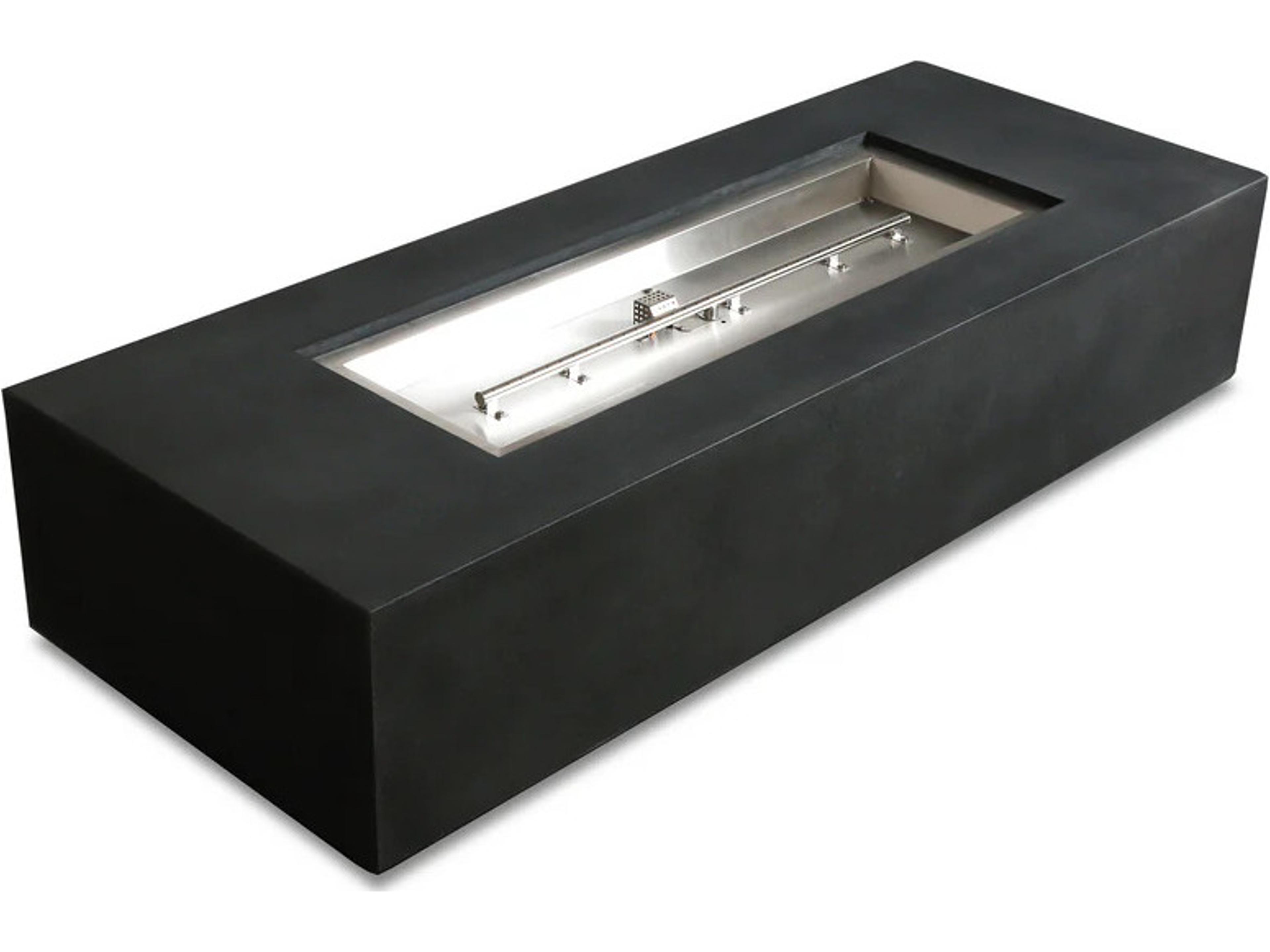 Harmoning Living Beton 72" Rectangular Gas Fire Pit