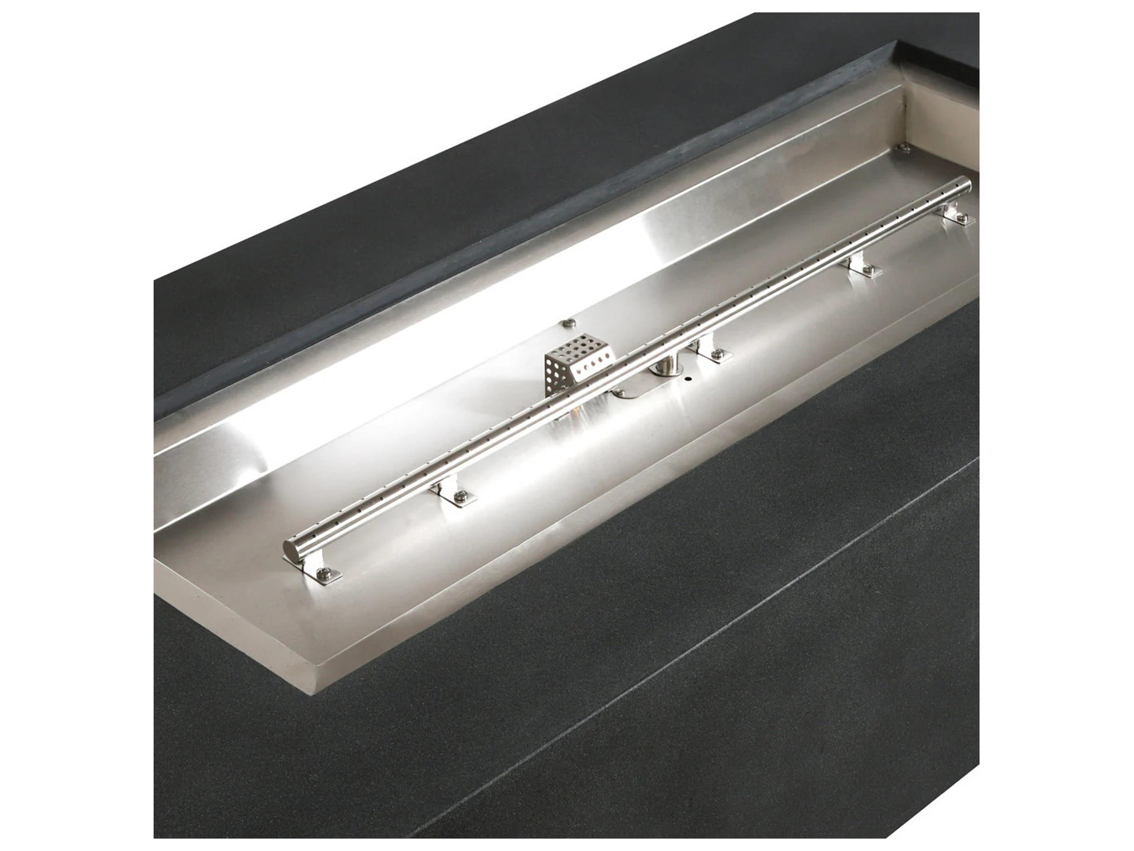 Harmoning Living Beton 72" Rectangular Gas Fire Pit