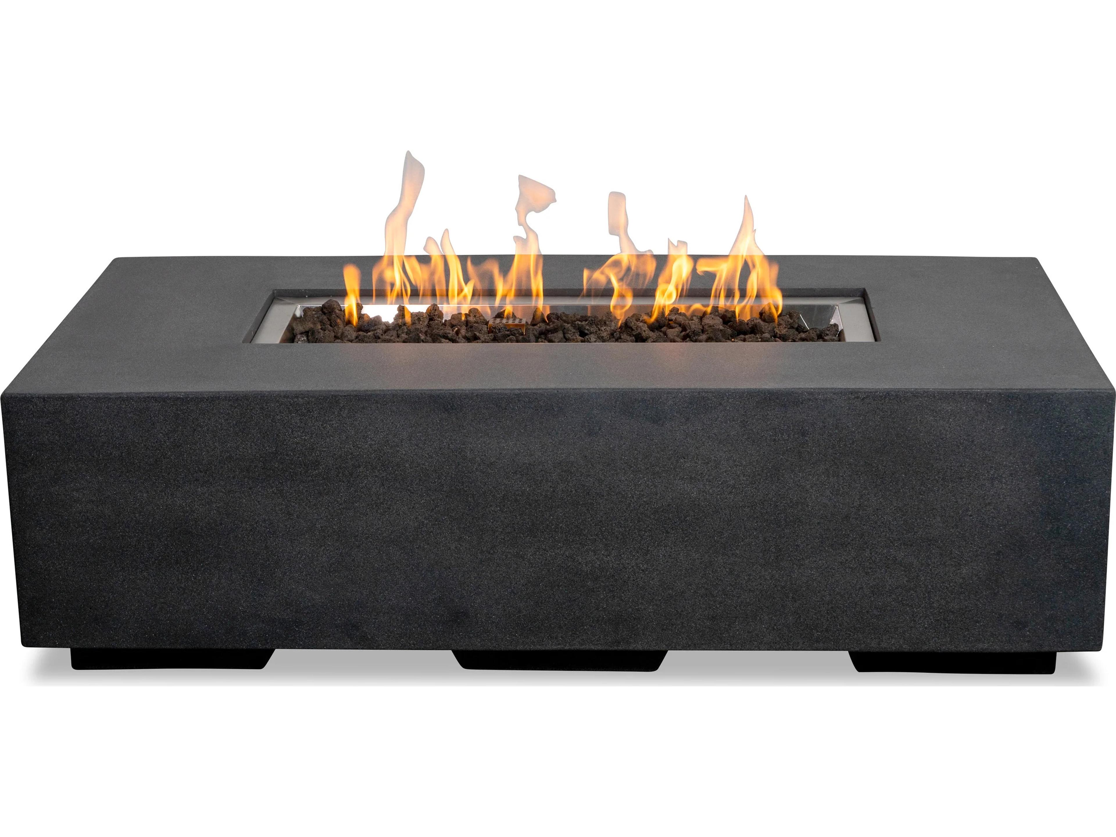 Harmoning Living Beton 55" Rectangular Natural Gas Fire Pit