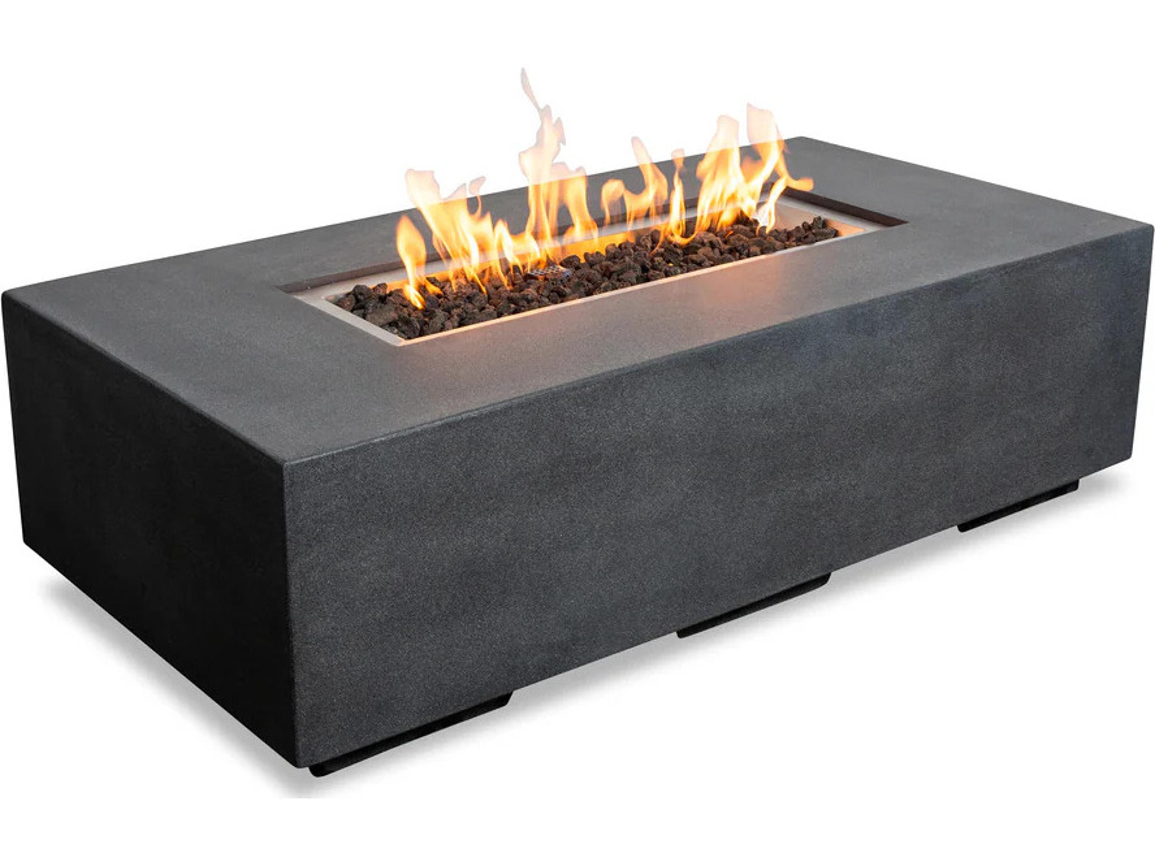 Harmoning Living Beton 55" Rectangular Natural Gas Fire Pit