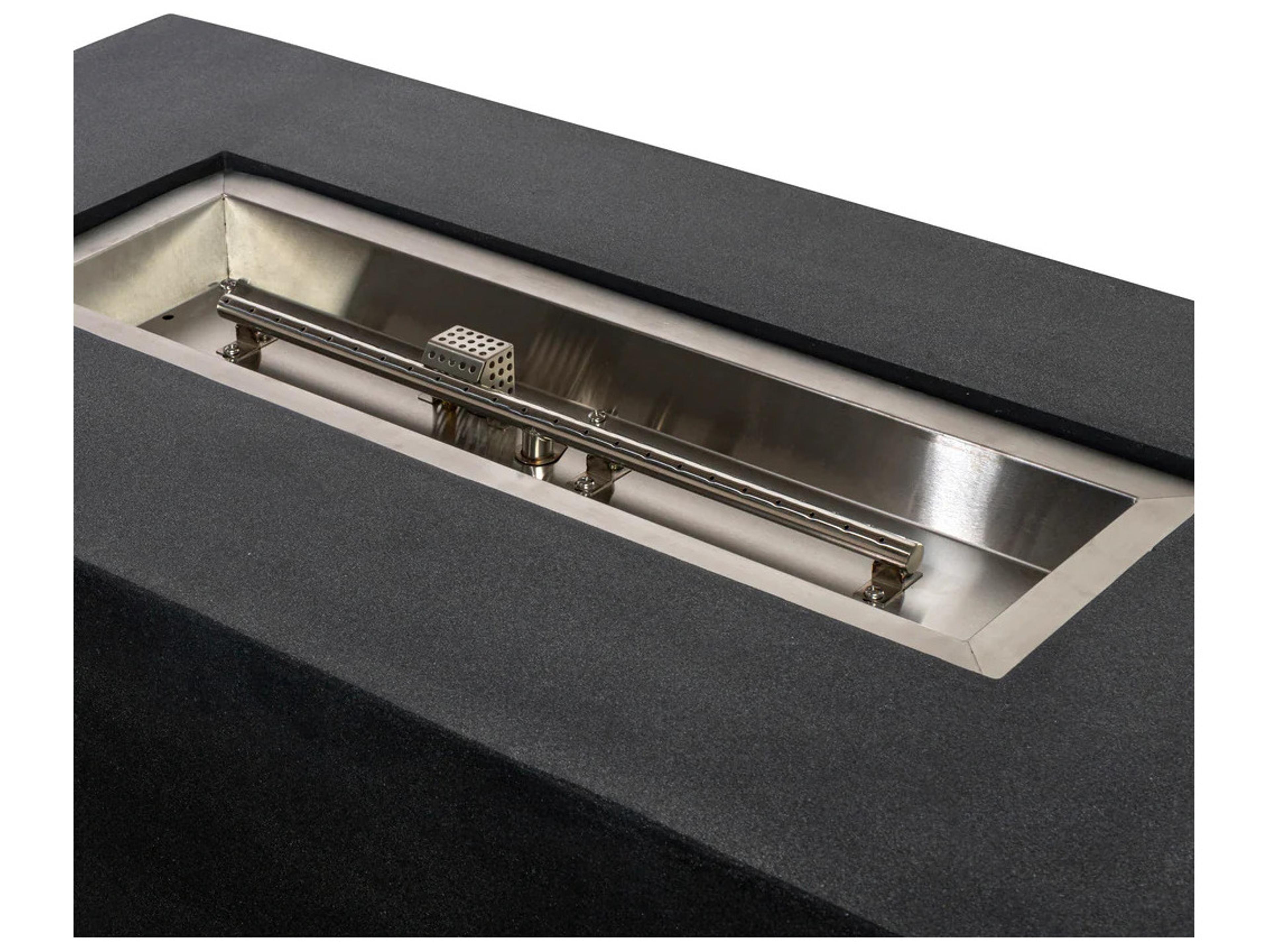 Harmoning Living Beton 55" Rectangular Natural Gas Fire Pit