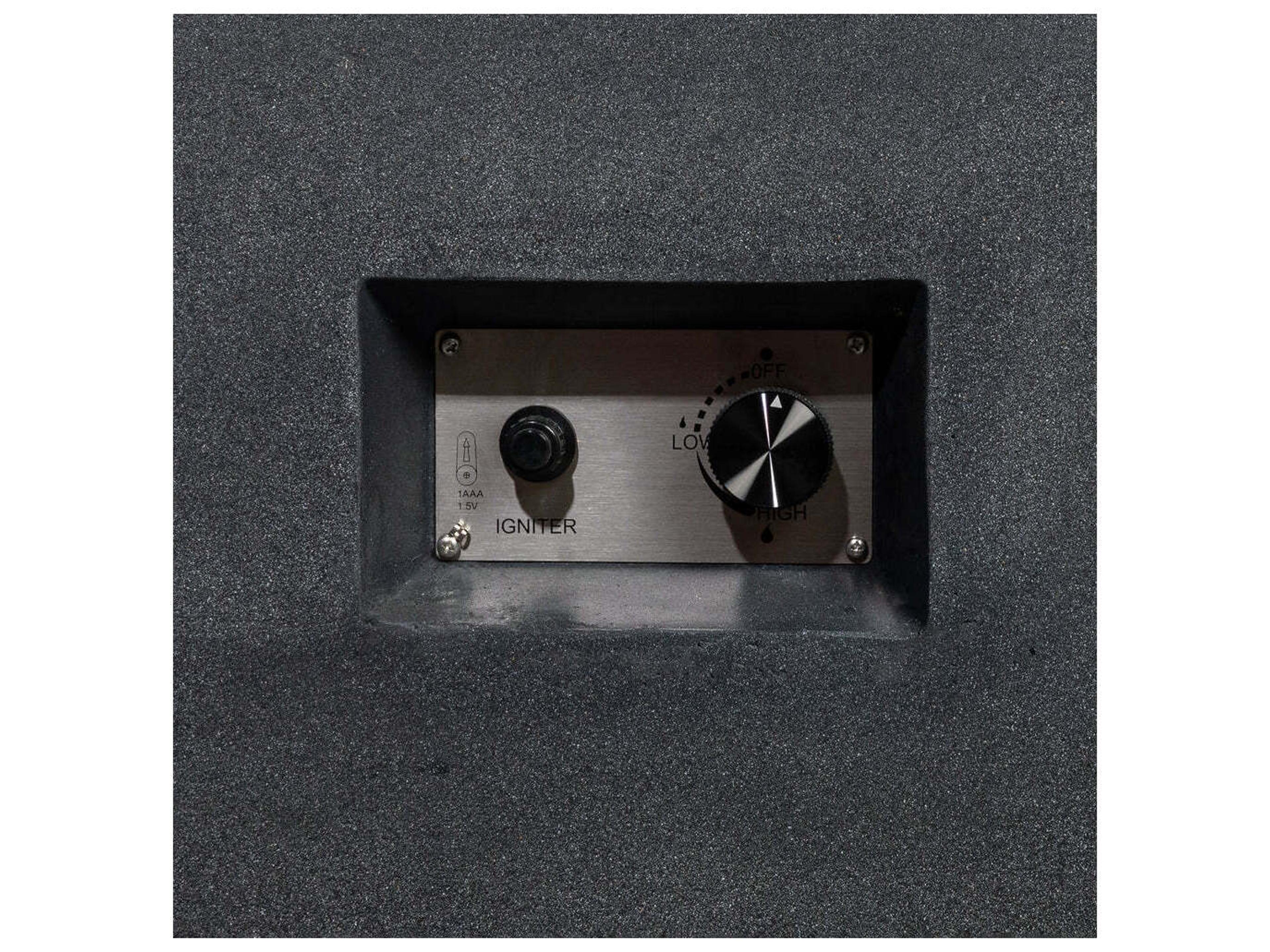 Harmoning Living Beton 55" Rectangular Natural Gas Fire Pit