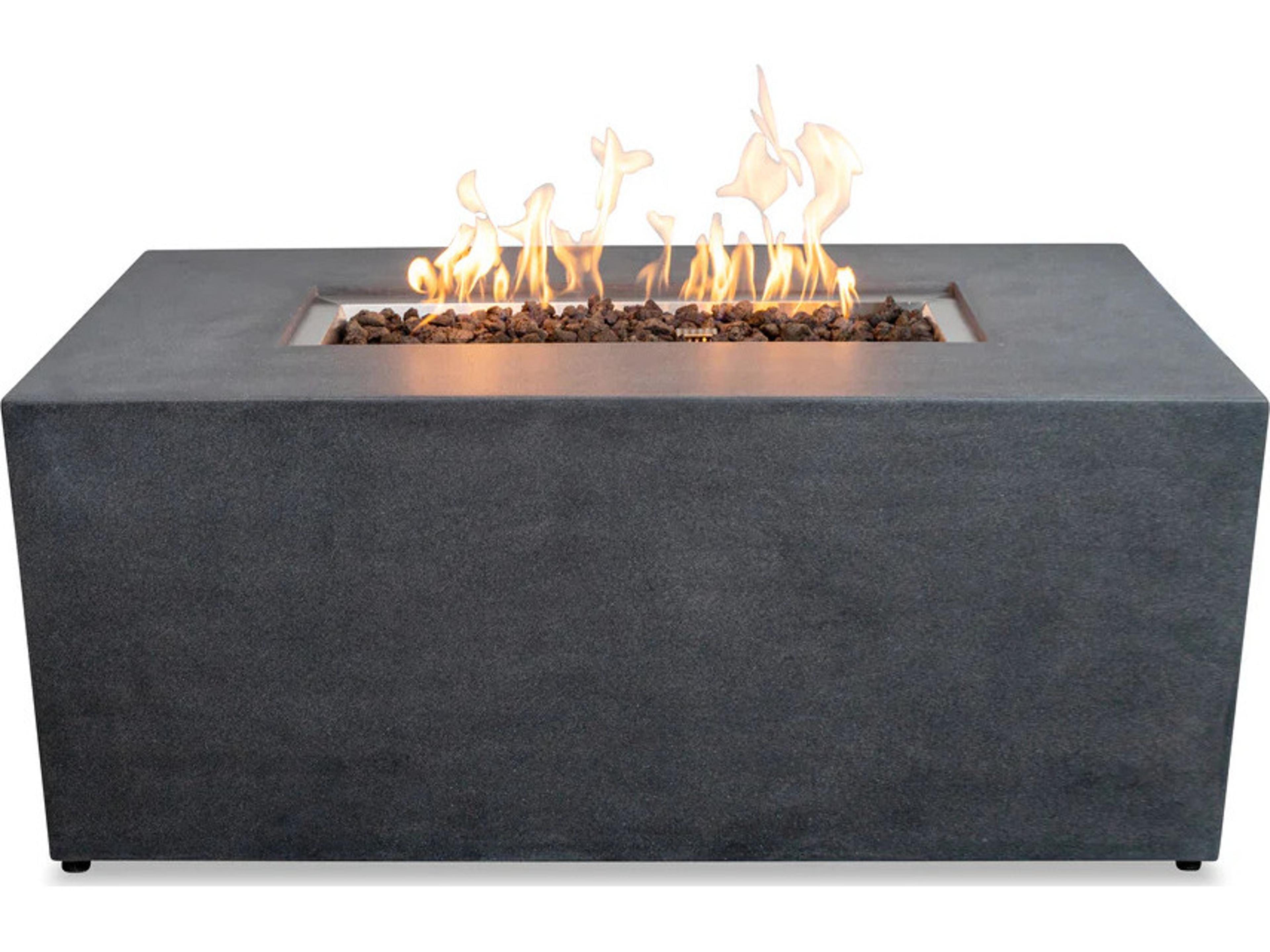 Beton 55" Rectangular Hidden Propane Gas Fire Pit