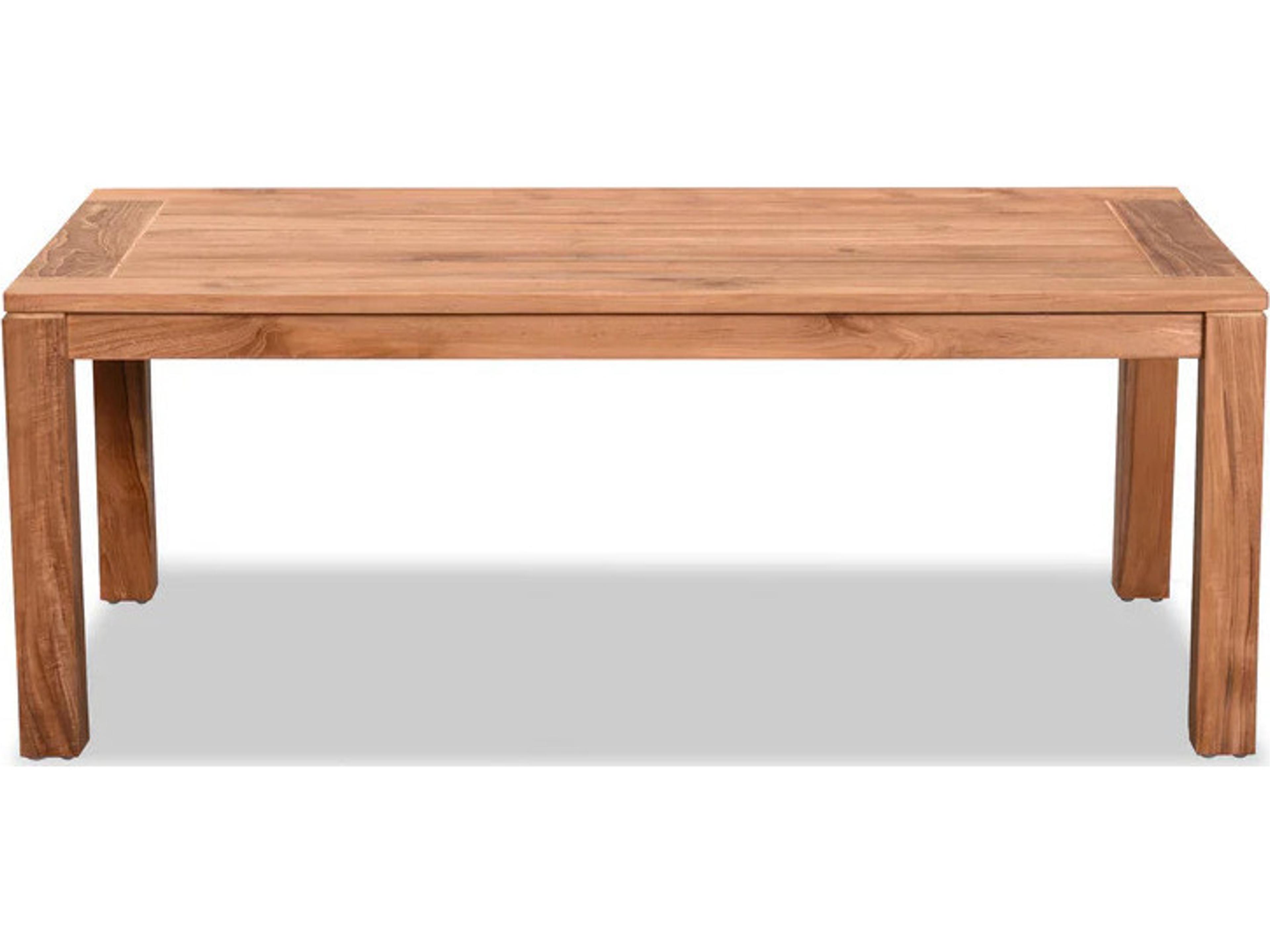 Harmonia Living Classic Teak 47.5" Rectangular Coffee Table