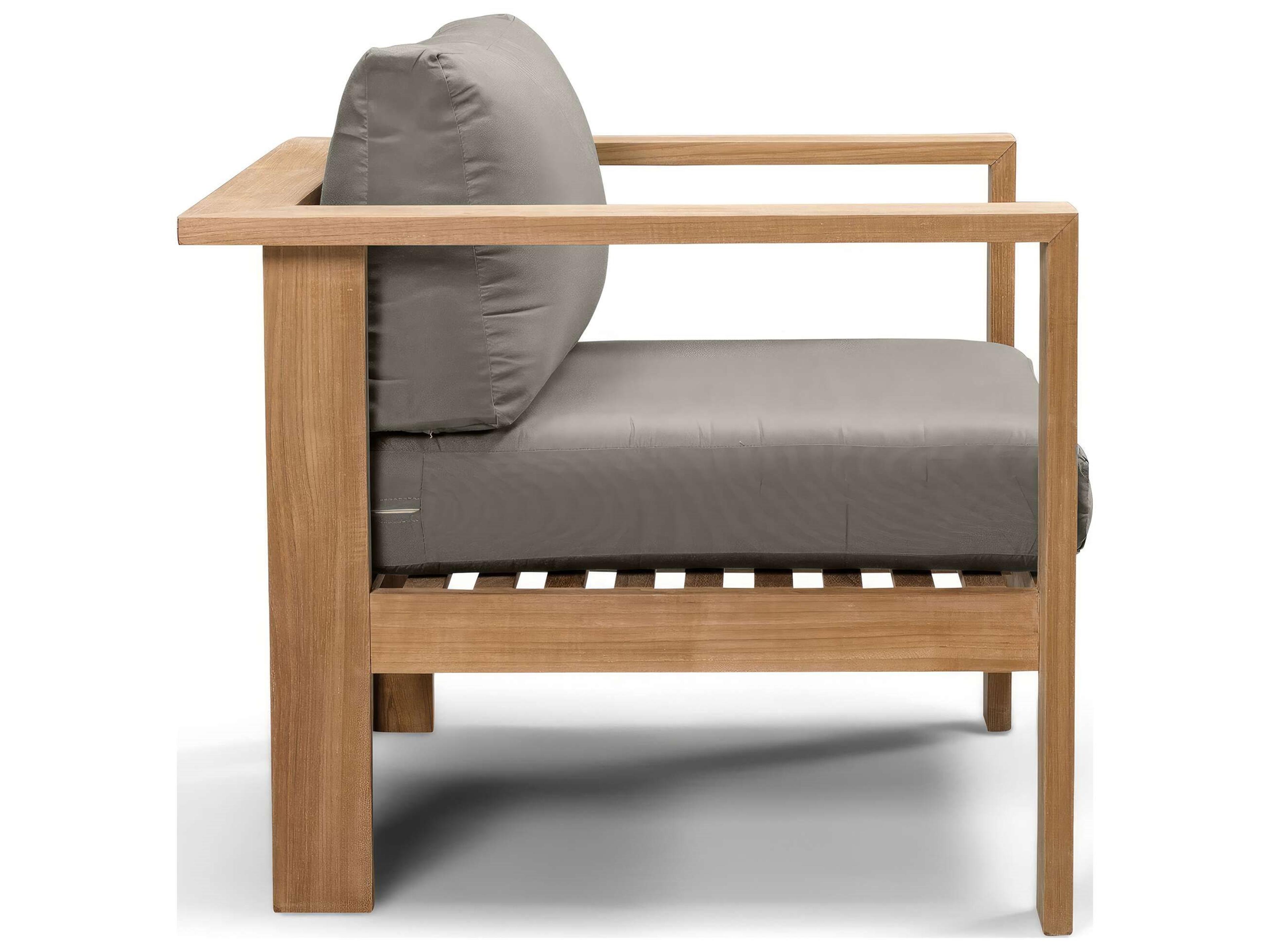Harmonia Living Ando Teak Outdoor Lounge Chair