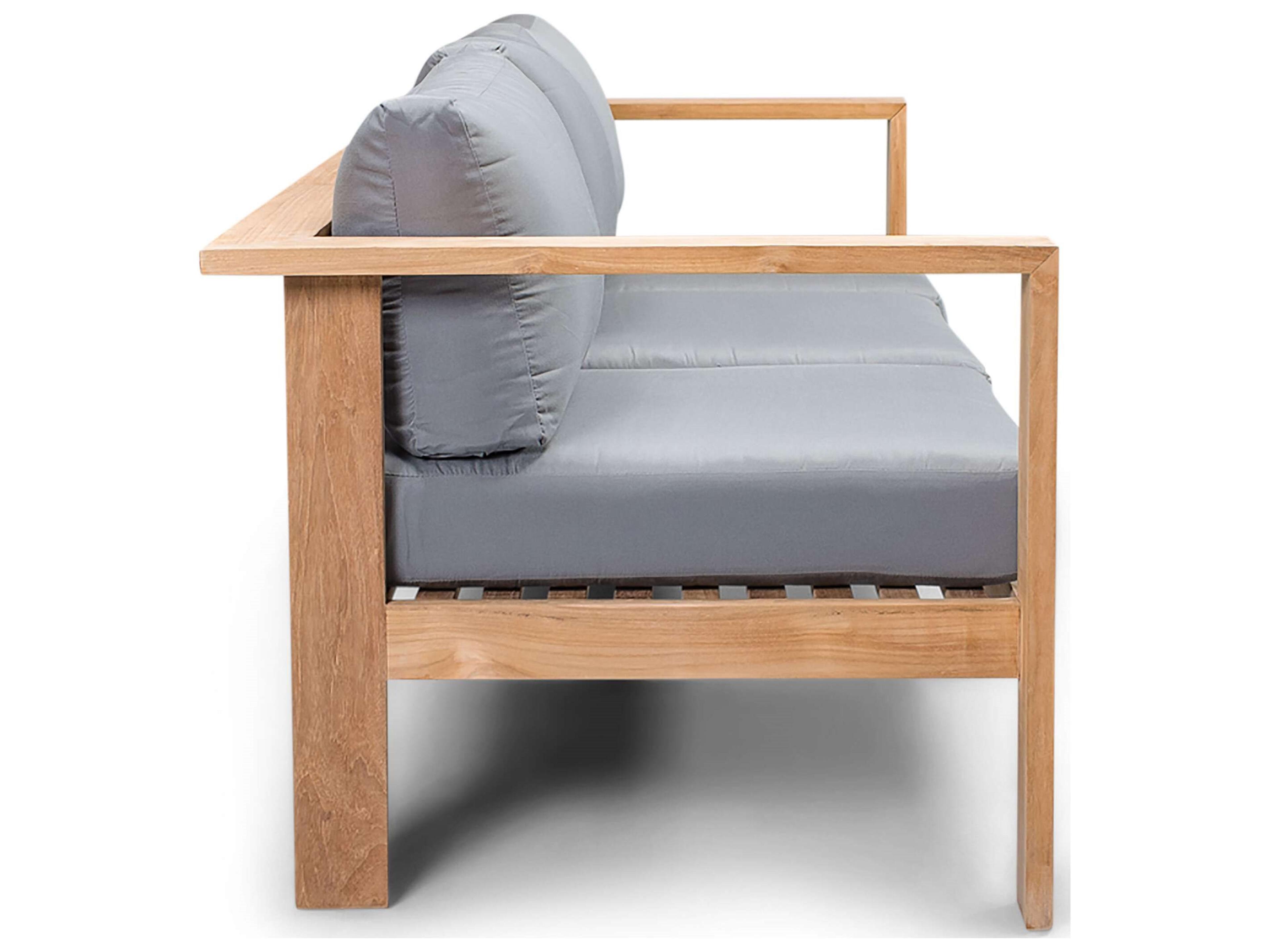 Harmonia Living Ando Teak Patio Sofa