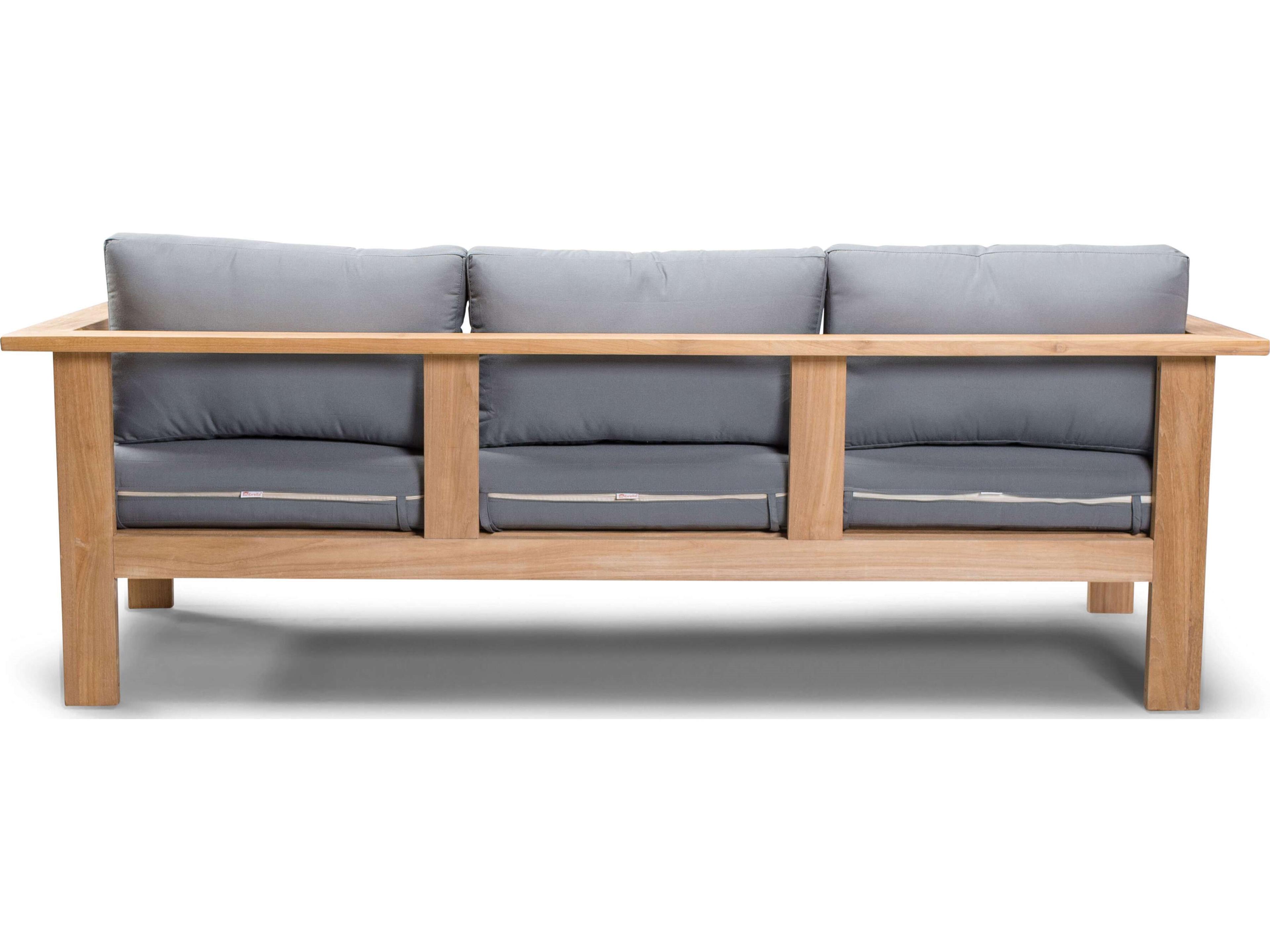 Harmonia Living Ando Teak Patio Sofa