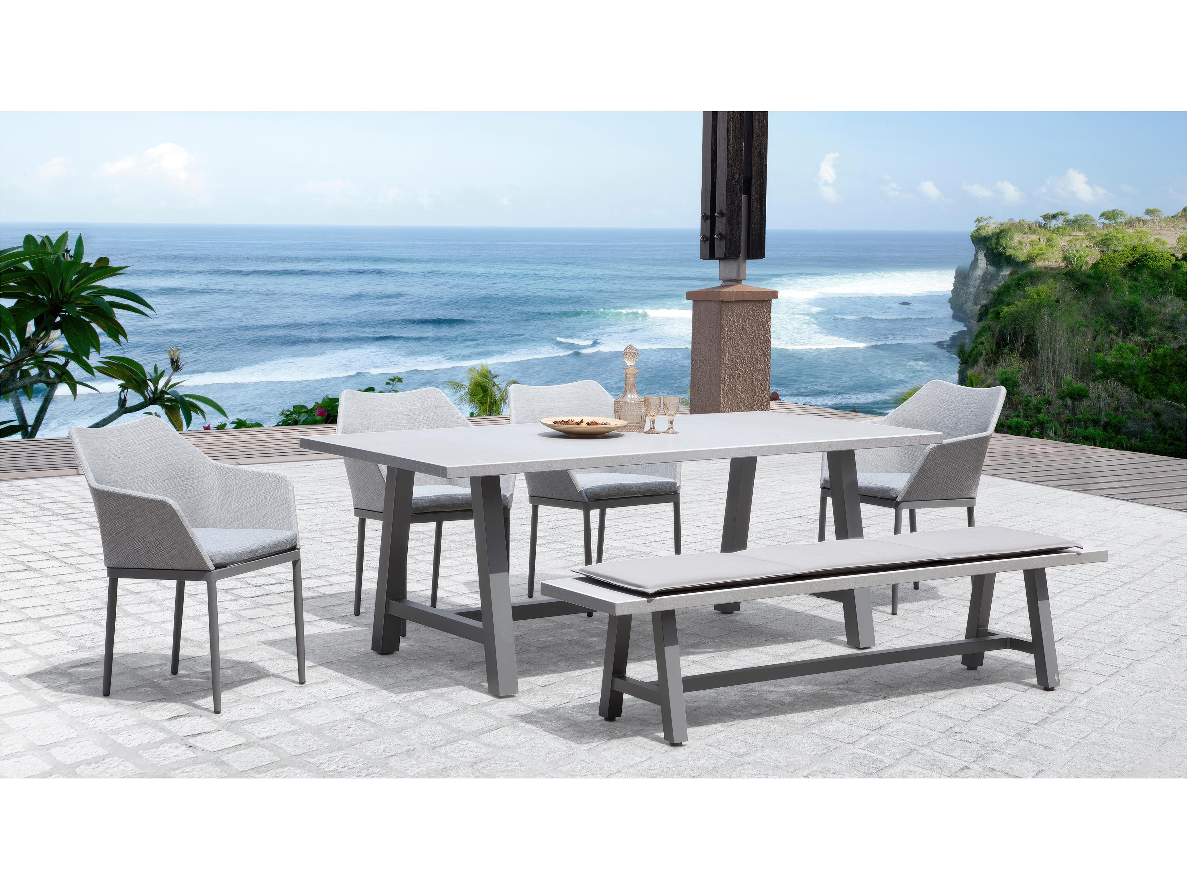 Commons Aluminum Tailor 6 Piece Outdoor Patio Dining Set
