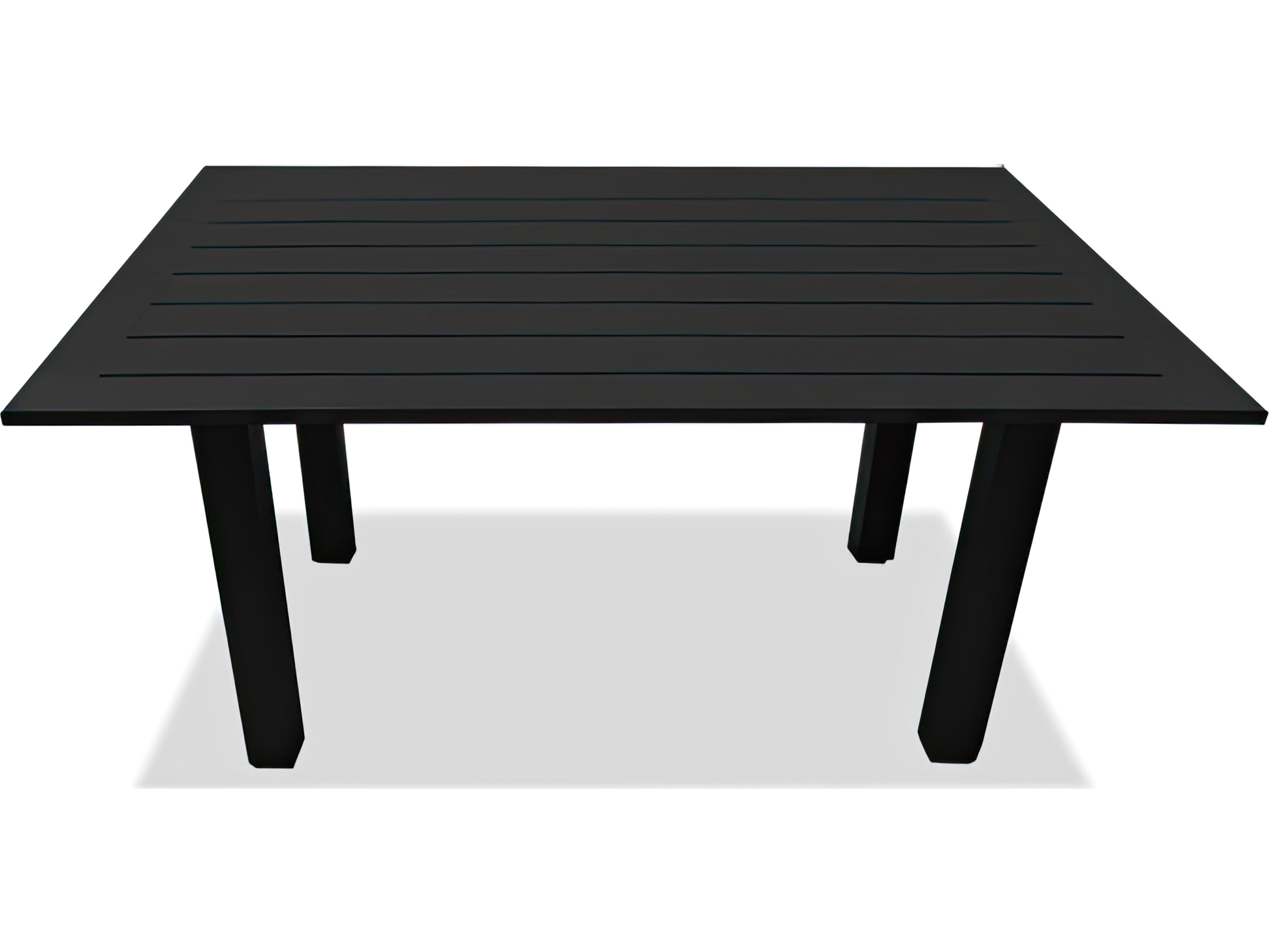 Harmonia Living Classic Aluminum Rectangular Chat table