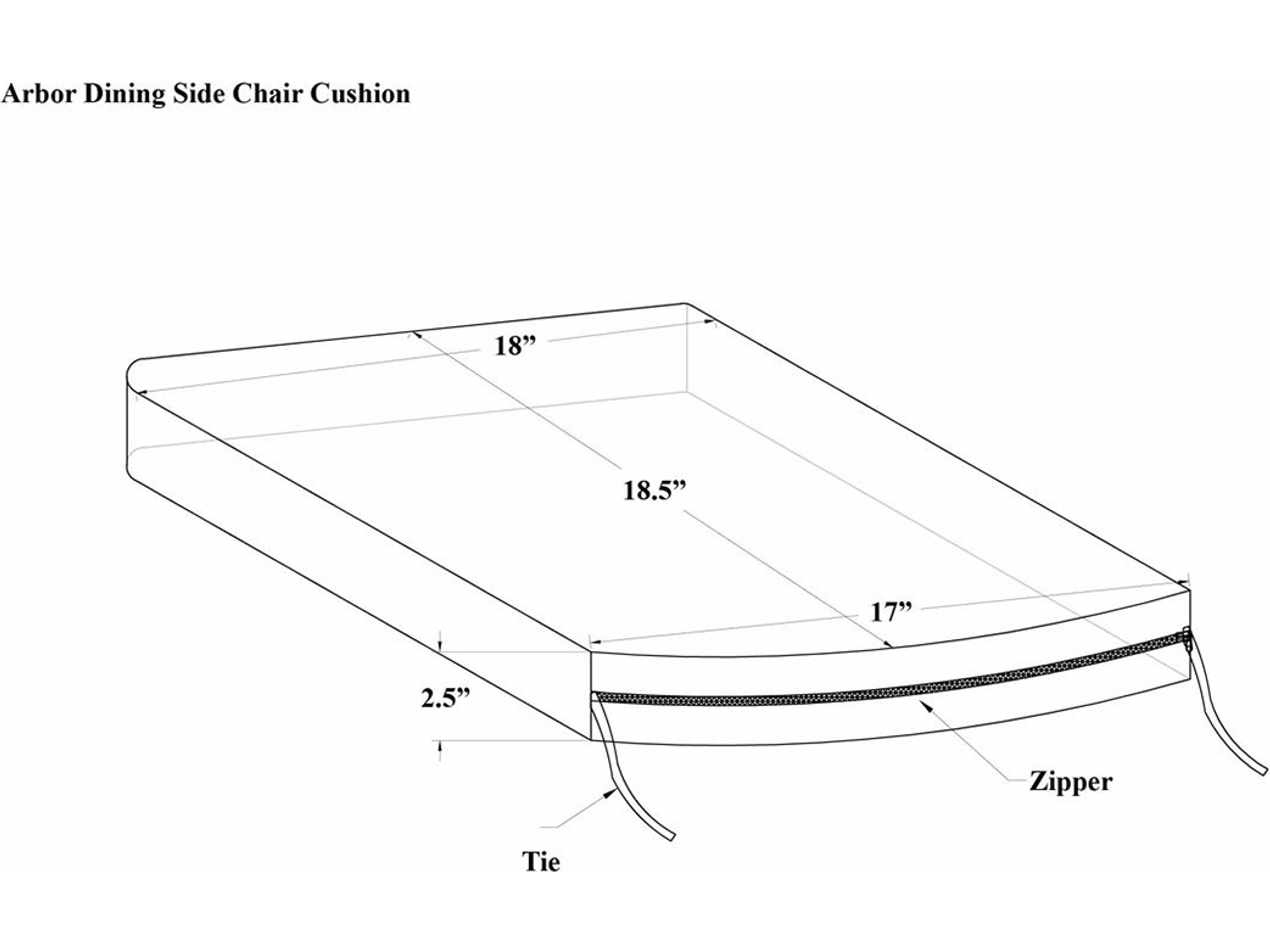 Arbor Dining Side Chair Cushion