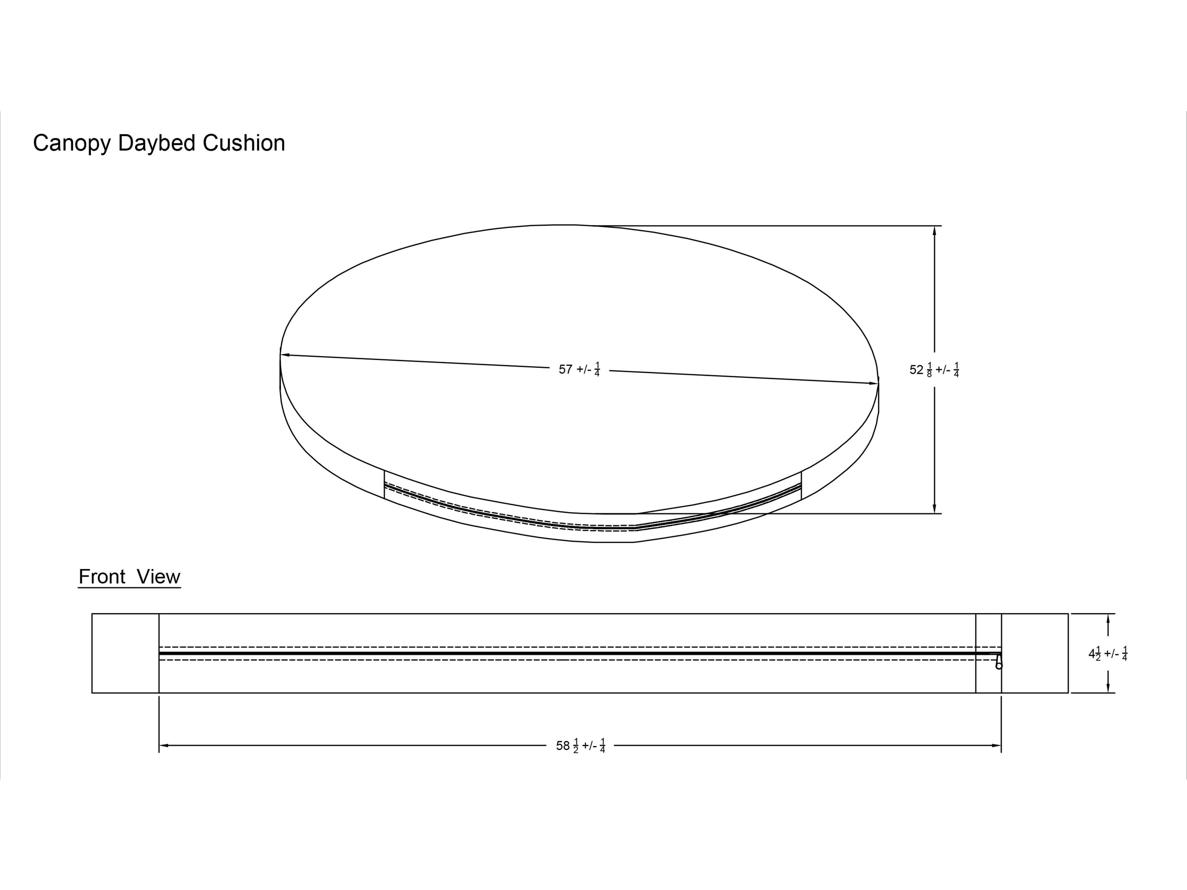 Harmonia Living Canopy Daybed Cushion