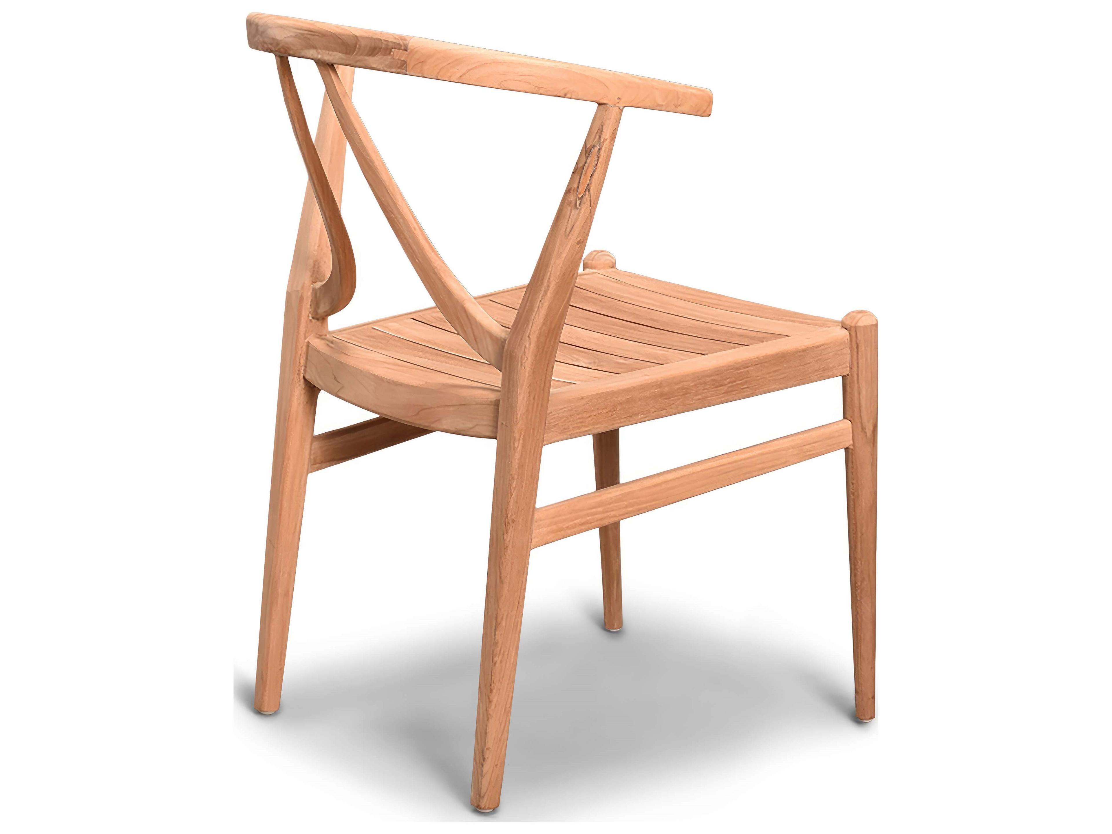 Harmonia Living Holland Teak Outdoor Patio Dining Arm Chair