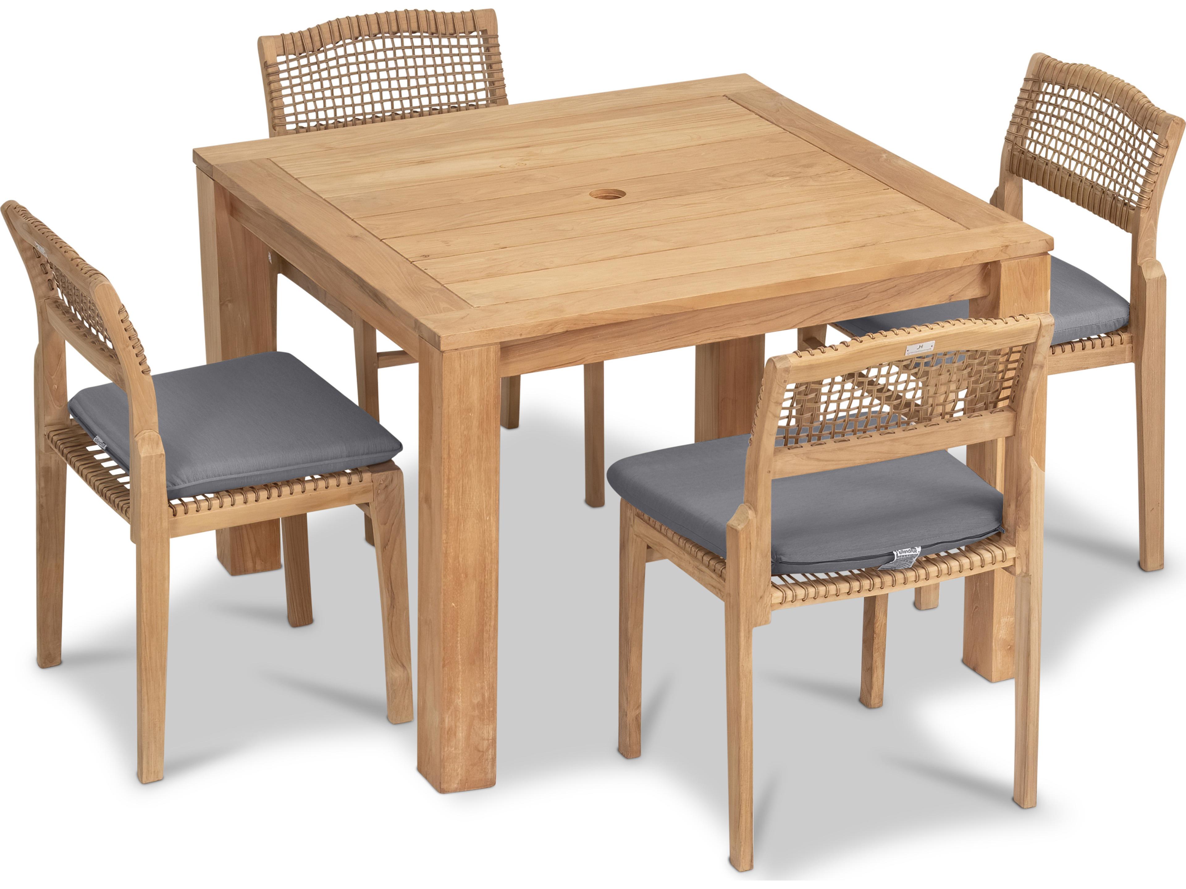 Sands Teak 5 Piece Outdoor Dining Set