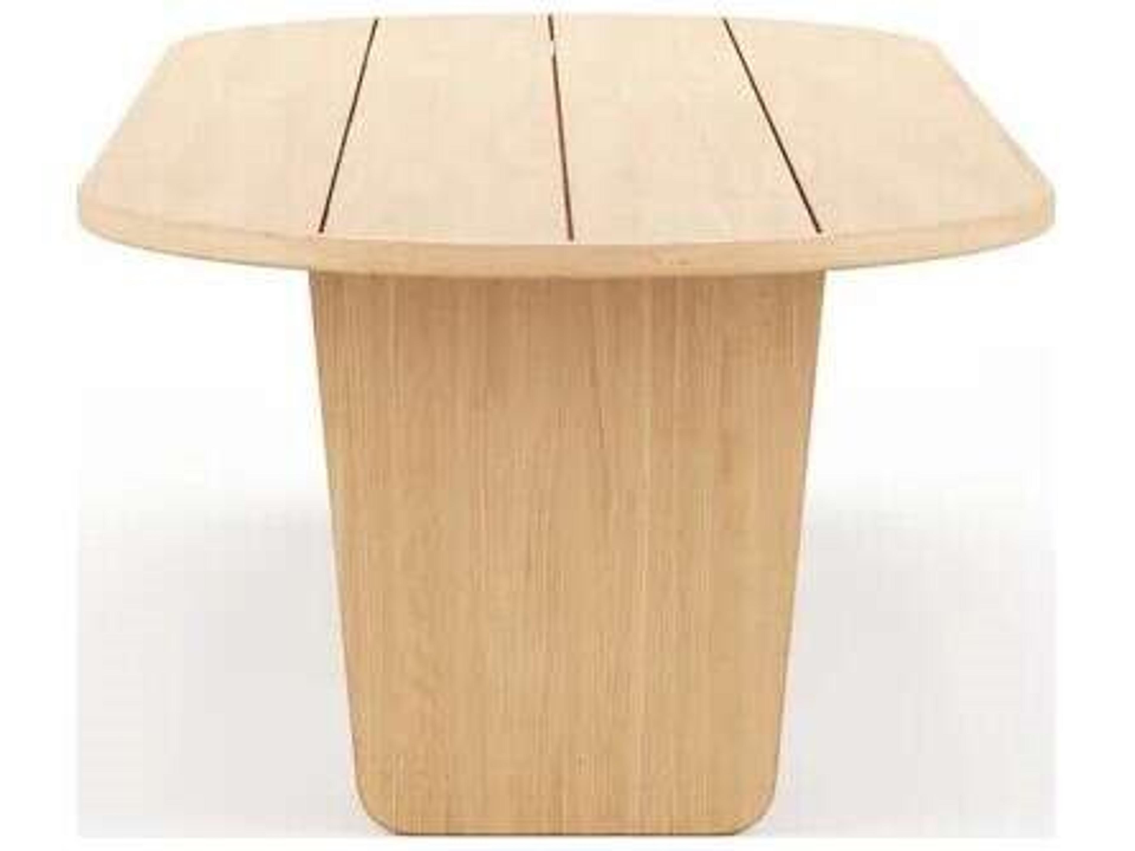 Harmonia Living Muse 94"W x 39.3"D Rectangular Dining Table - Natural Sanded