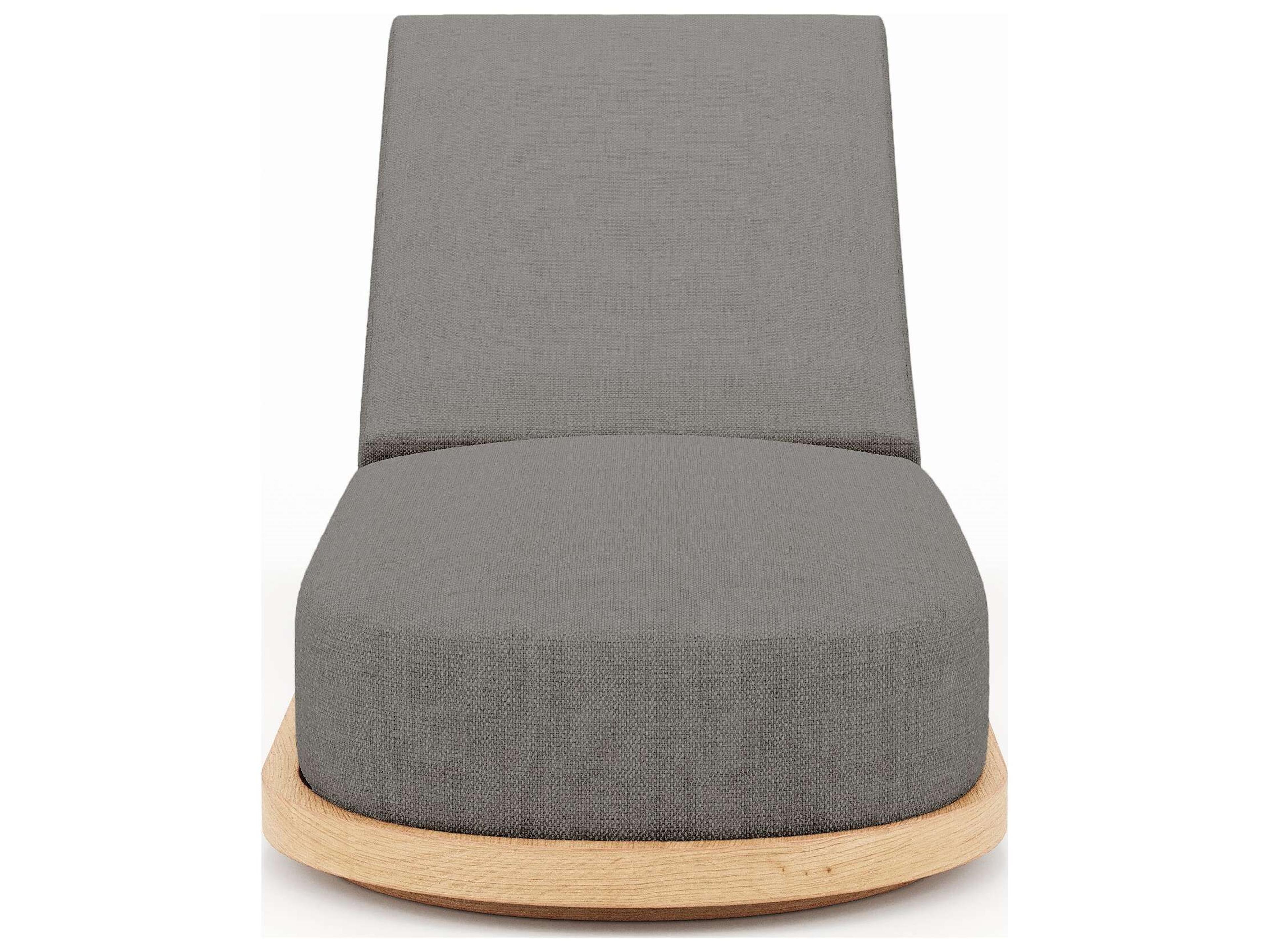 Harmonia Living Muse Chaise Lounge - Natural Sanded