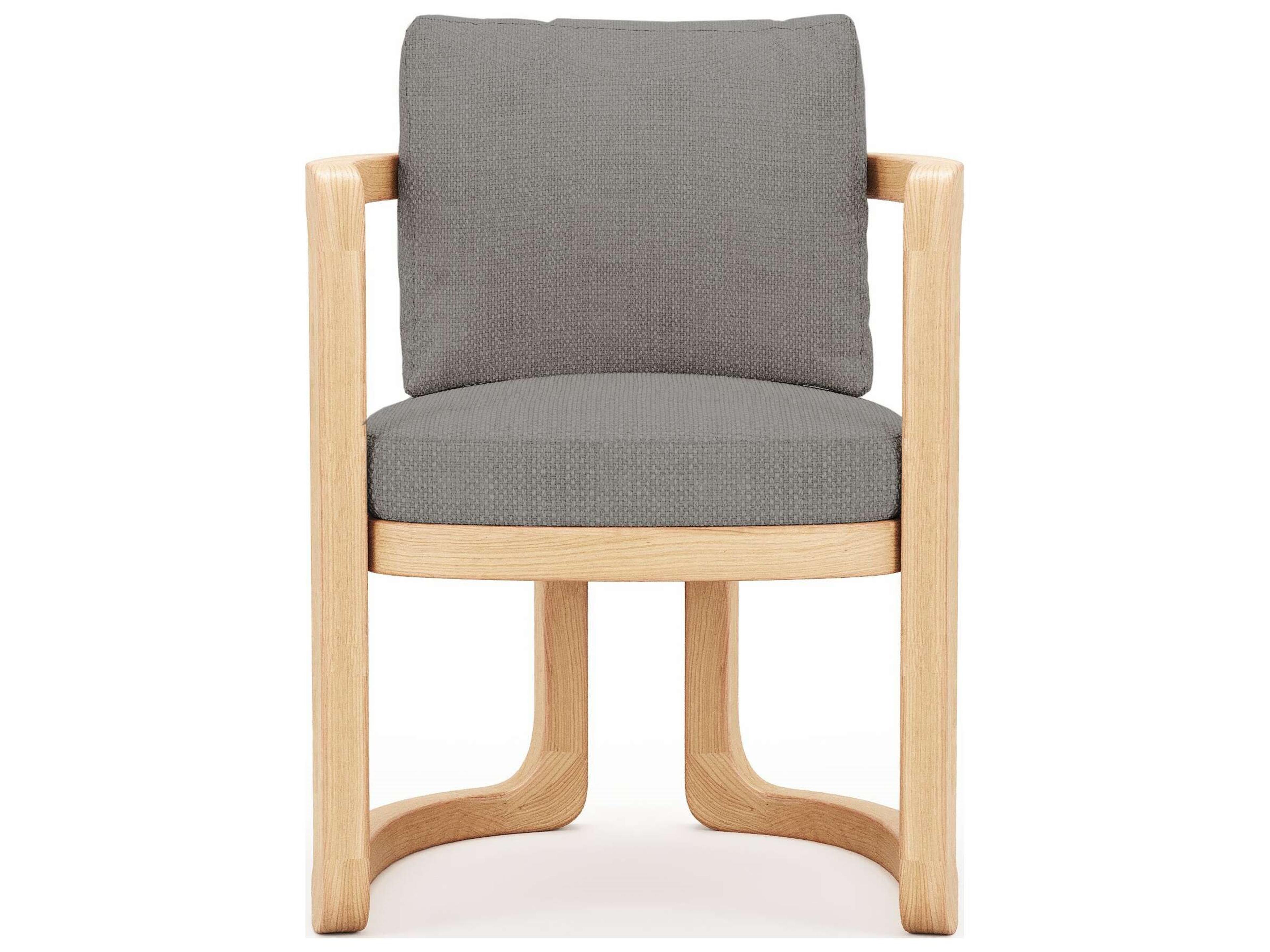 Harmonia Living Muse Dining Arm Chair - Natural Sanded