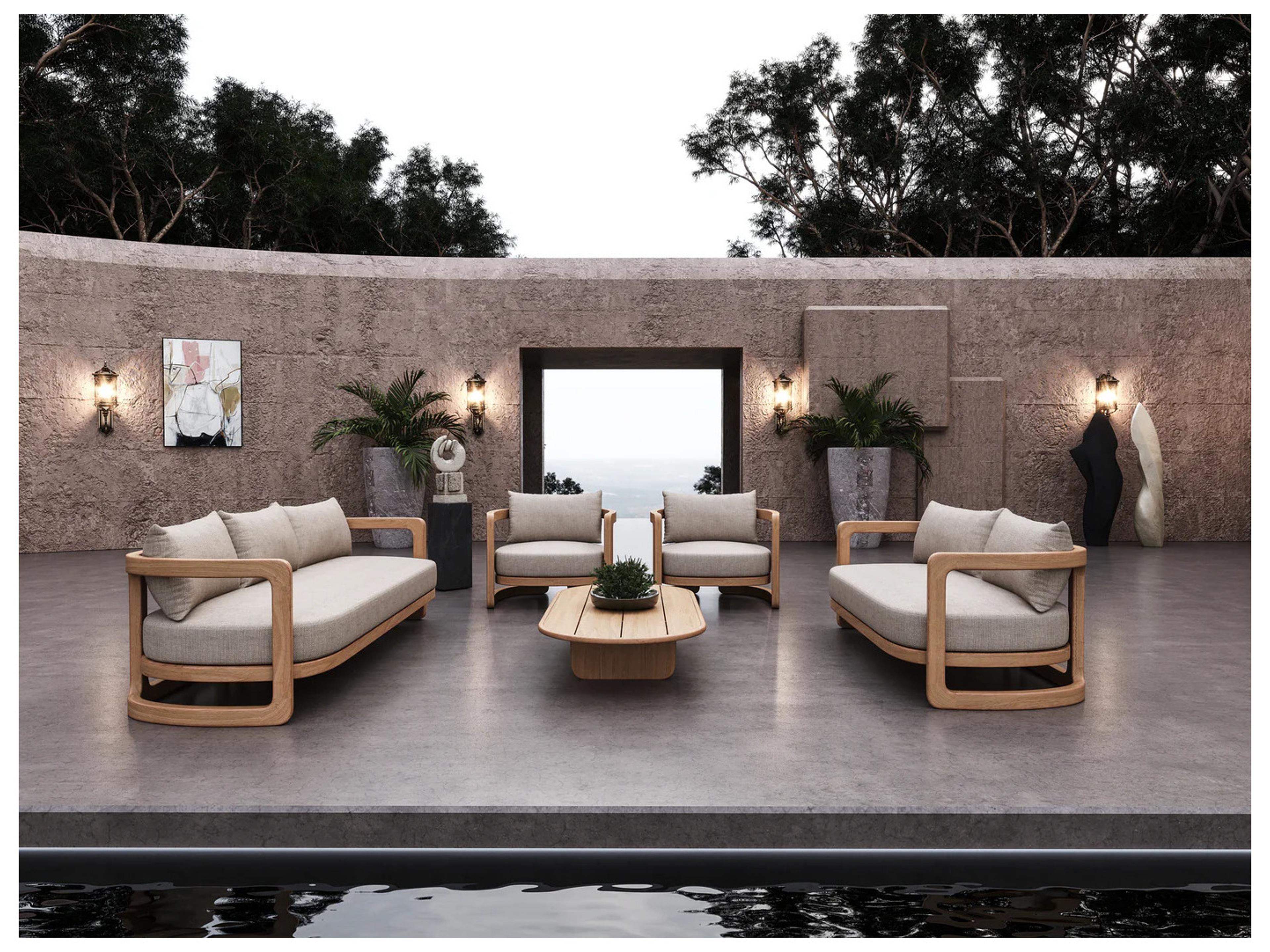 Harmonia Living Muse Sofa - Natural Sanded