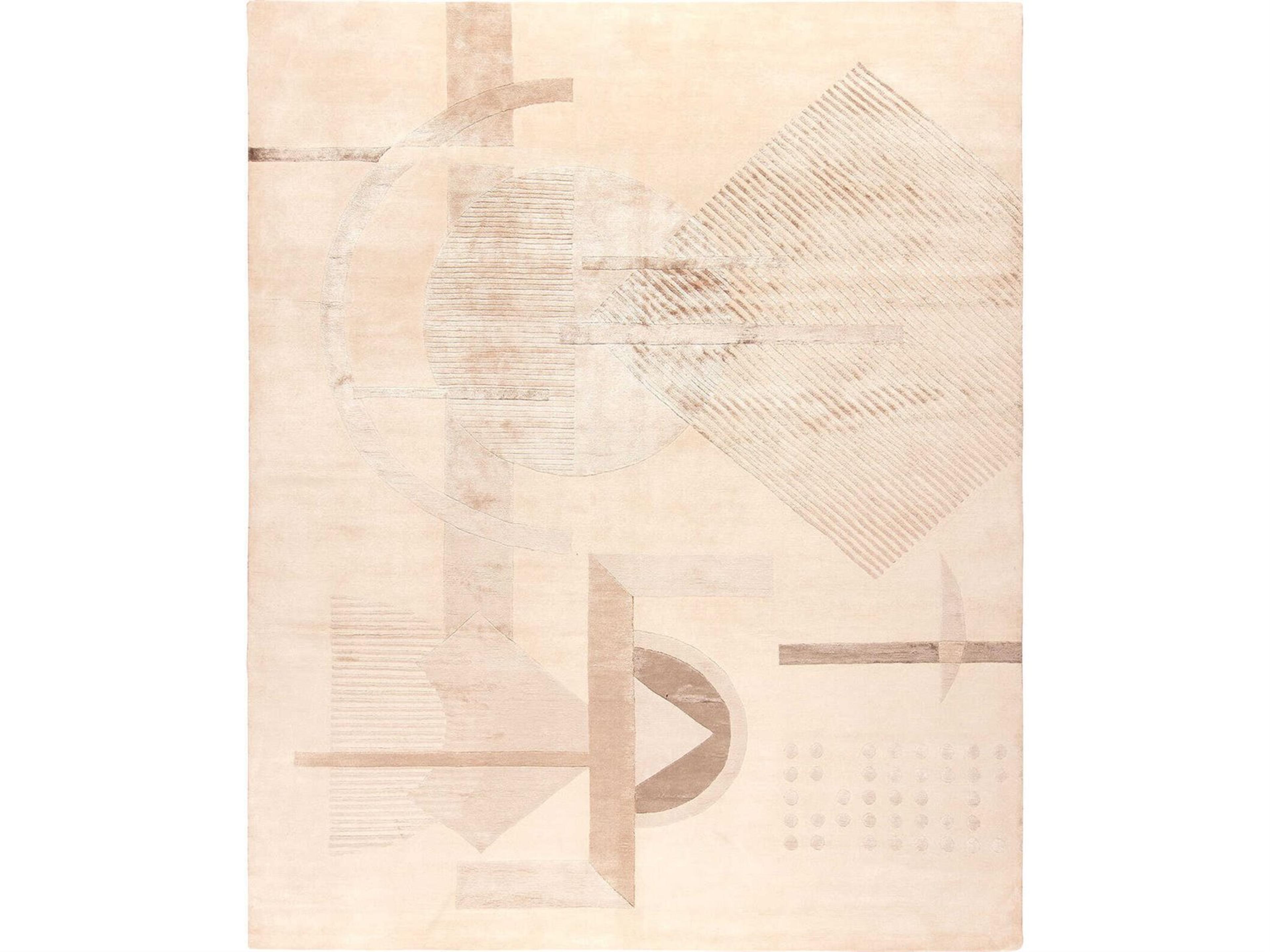 Ivory - Grey Area Rug