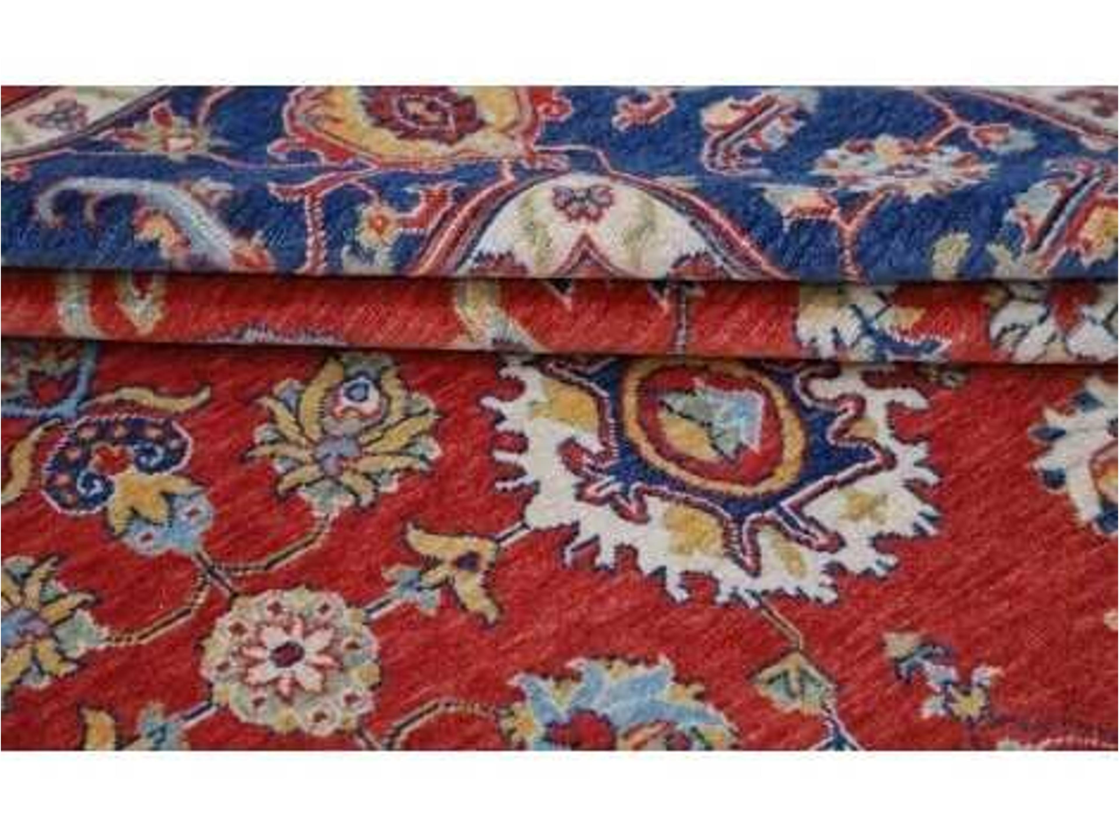 Harounian Rugs  Red - Navy Area Rug