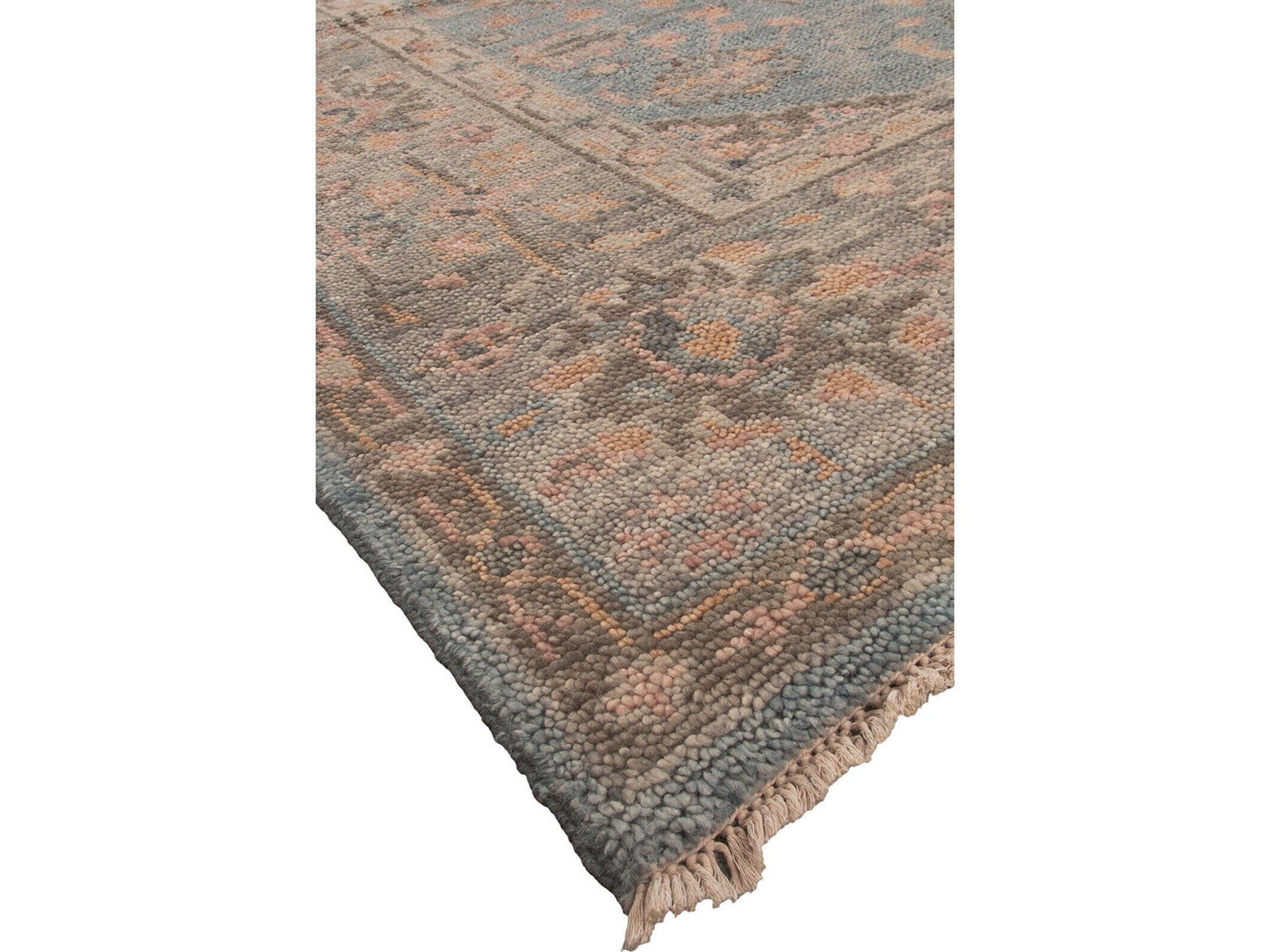 Harounian Rugs Light Blue - Silver Area Rug