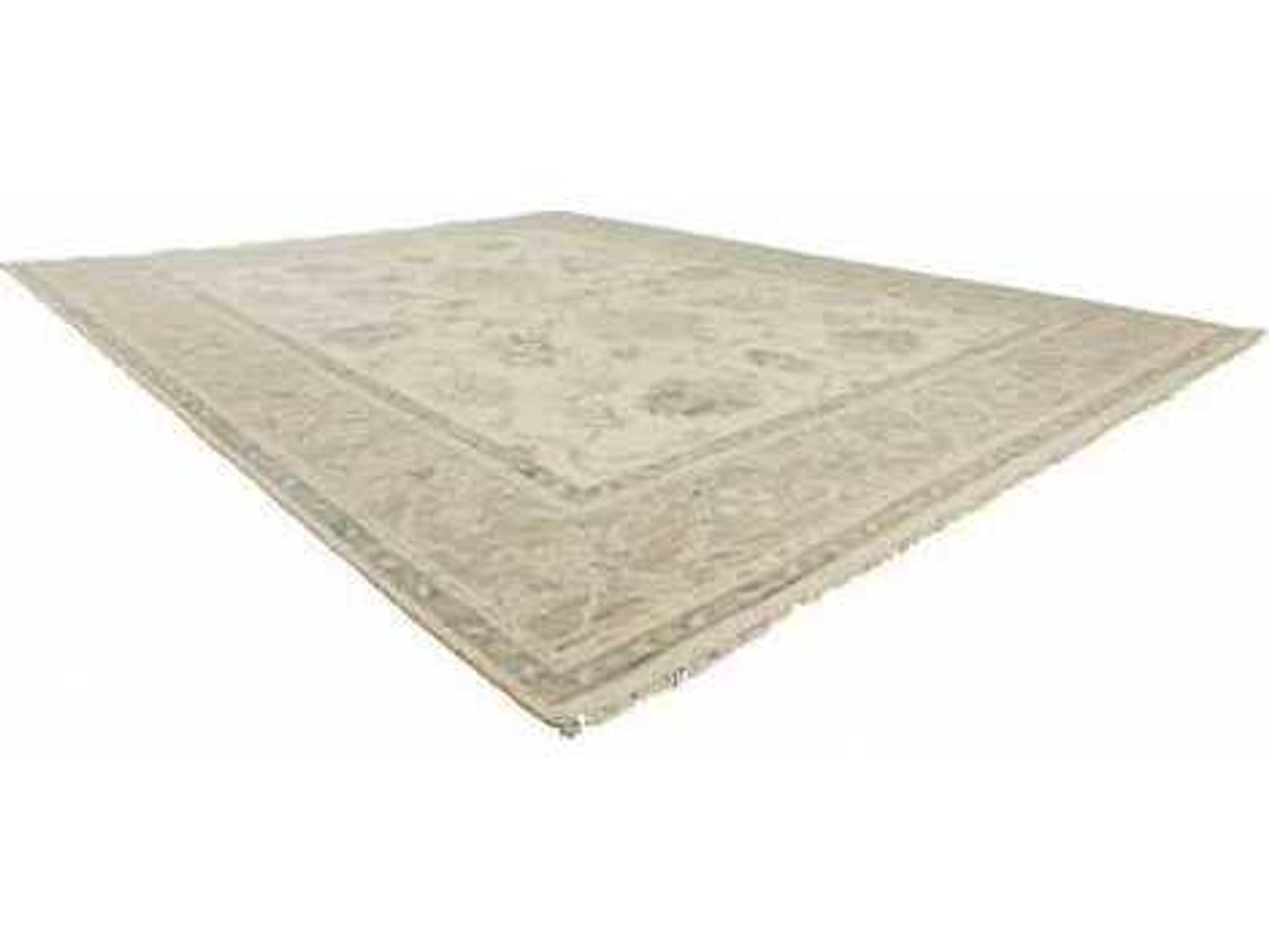 Harounian Rugs Aria  Ivory - Light Grey Area Rug
