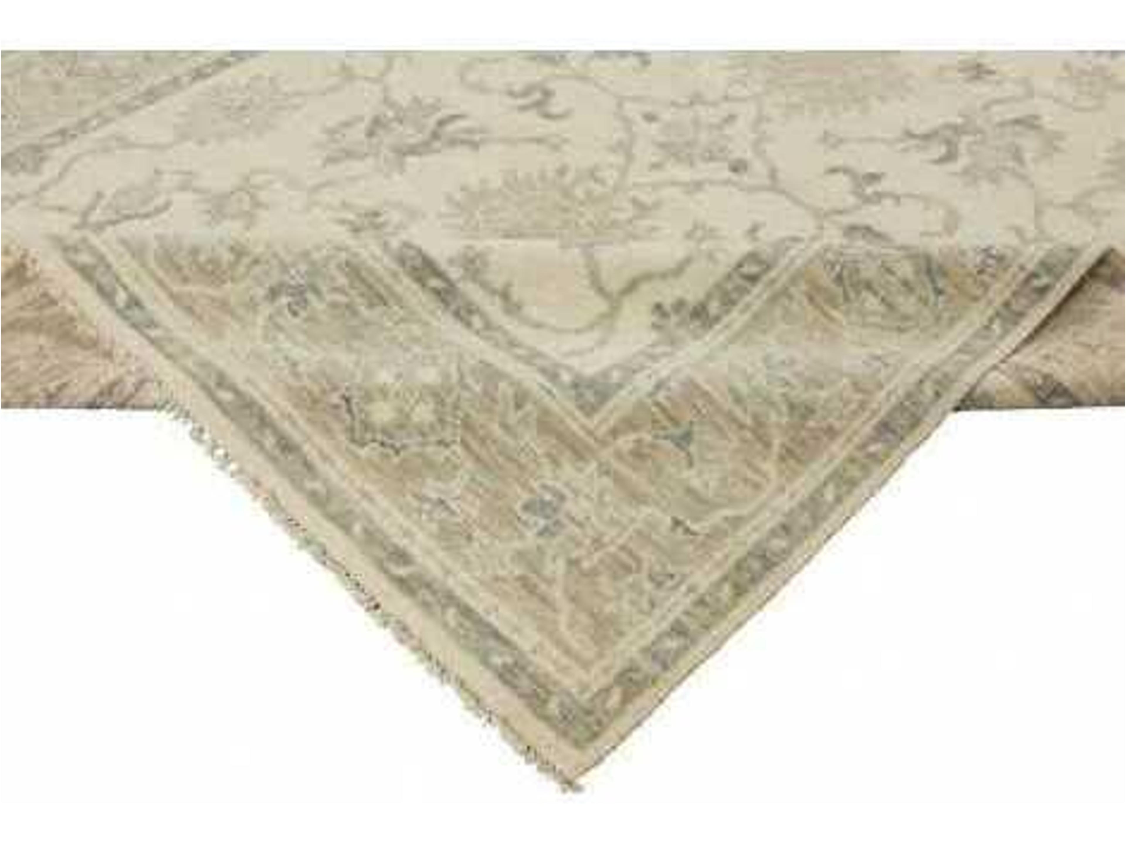 Harounian Rugs Aria  Ivory - Light Grey Area Rug