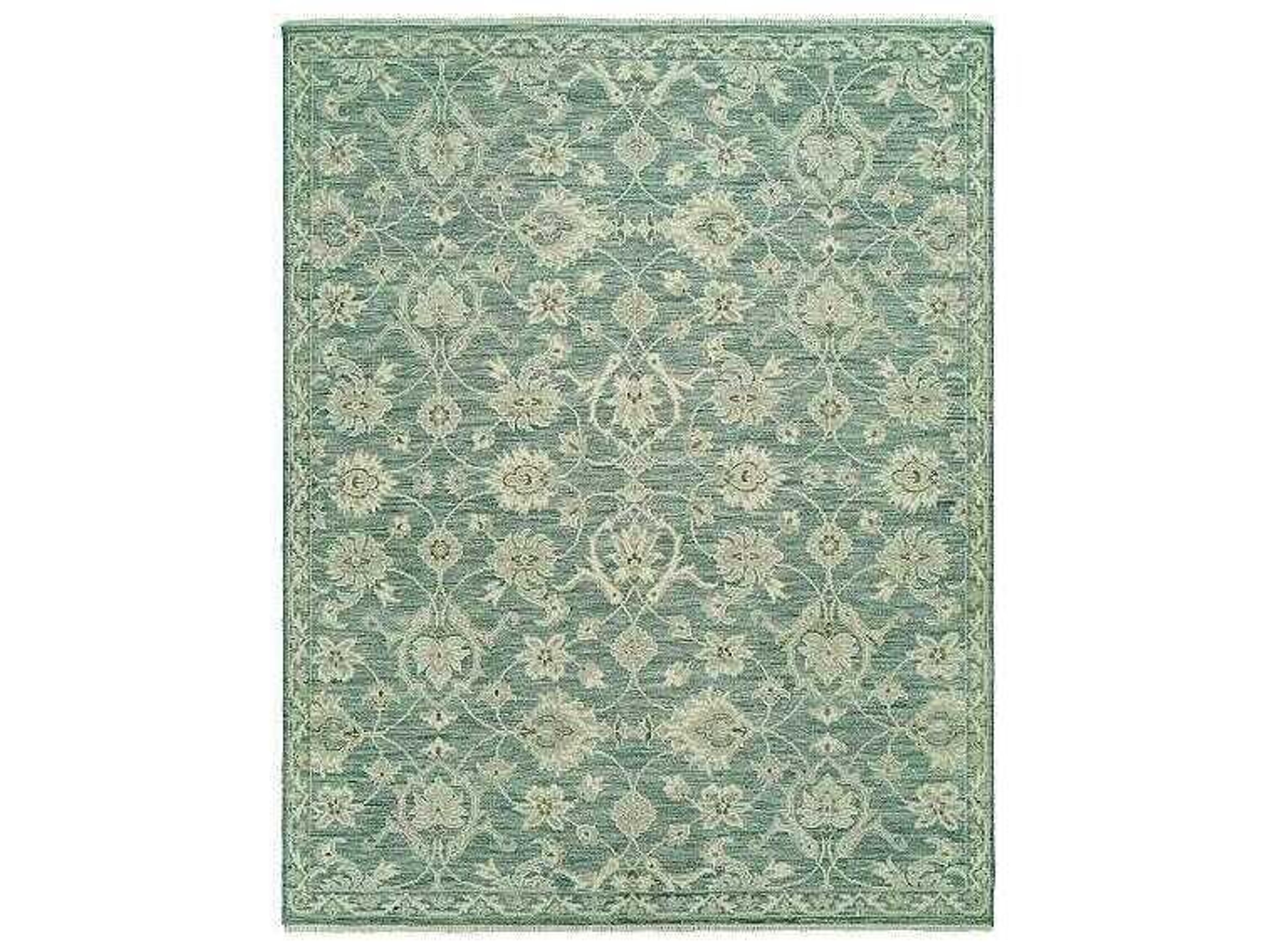 Aria  Teal Green Area Rug
