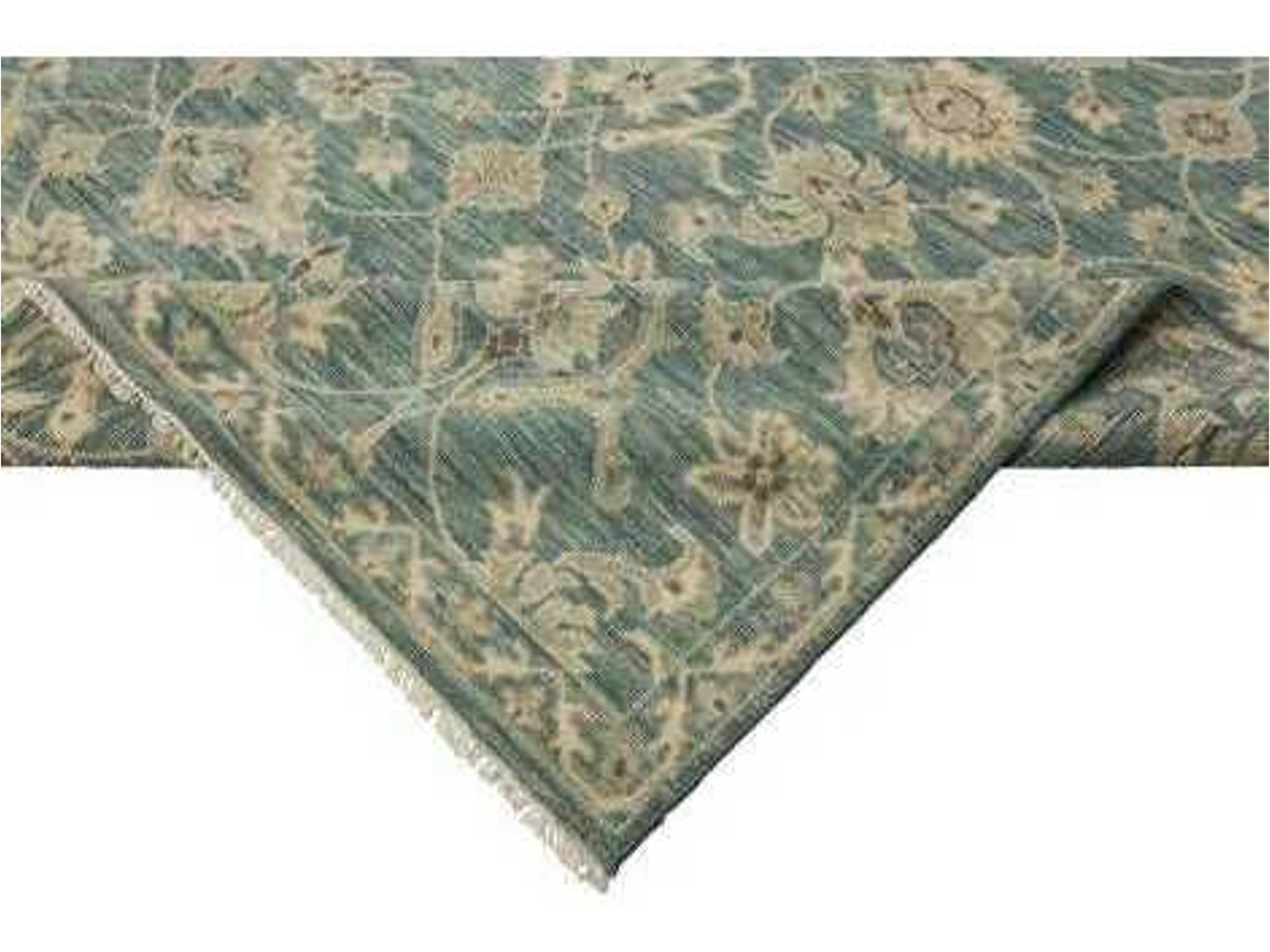 Harounian Rugs Aria  Teal Green Area Rug